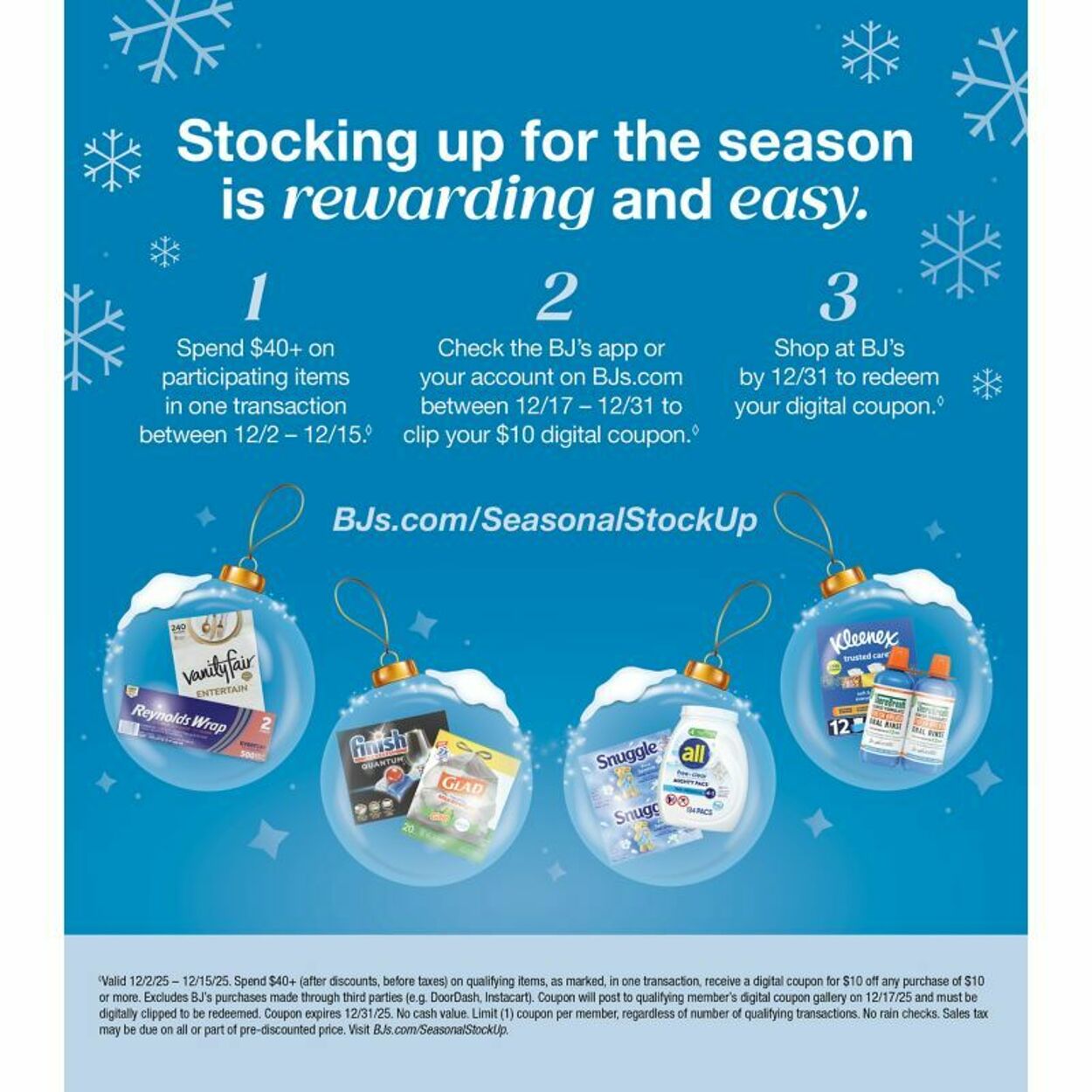 Weekly ad BJ's 12/12/2025 - 12/26/2025