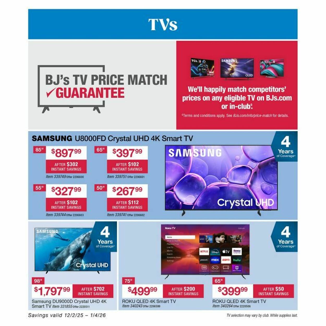 Weekly ad BJ's 12/12/2025 - 12/26/2025