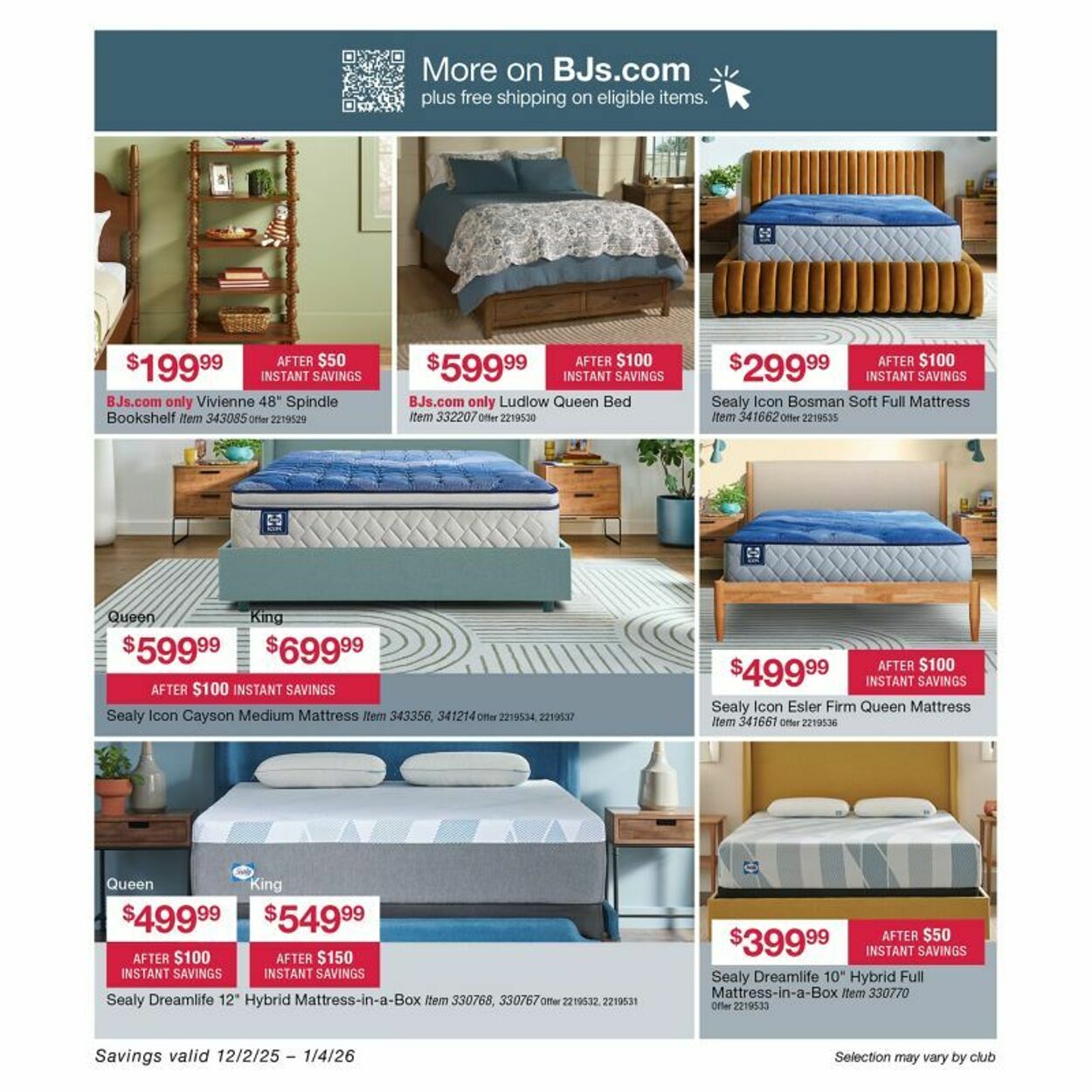 Weekly ad BJ's 12/12/2025 - 12/26/2025