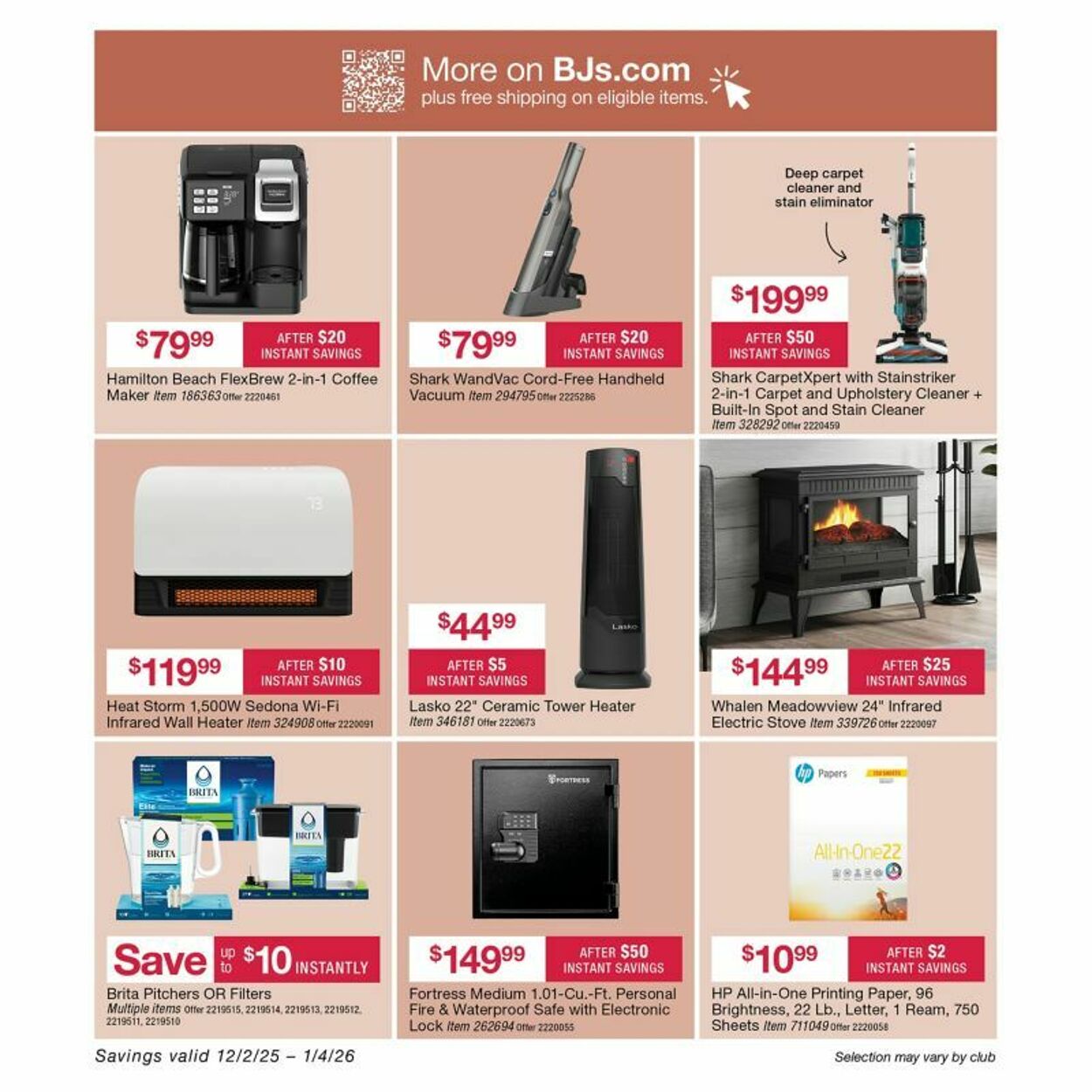 Weekly ad BJ's 12/12/2025 - 12/26/2025