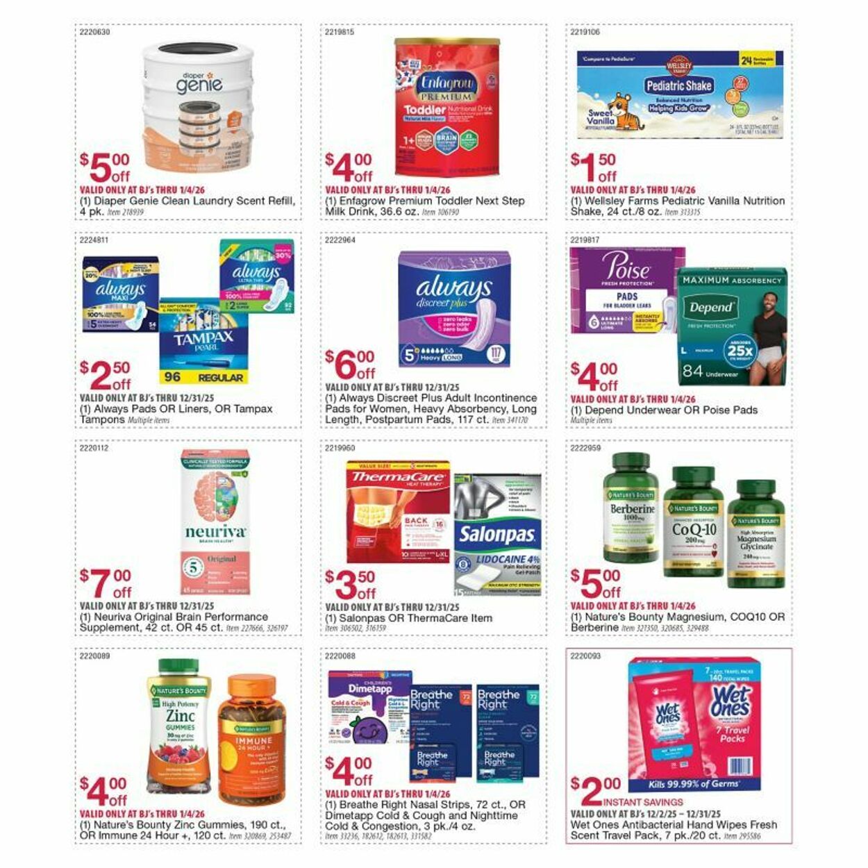Weekly ad BJ's 12/12/2025 - 12/26/2025