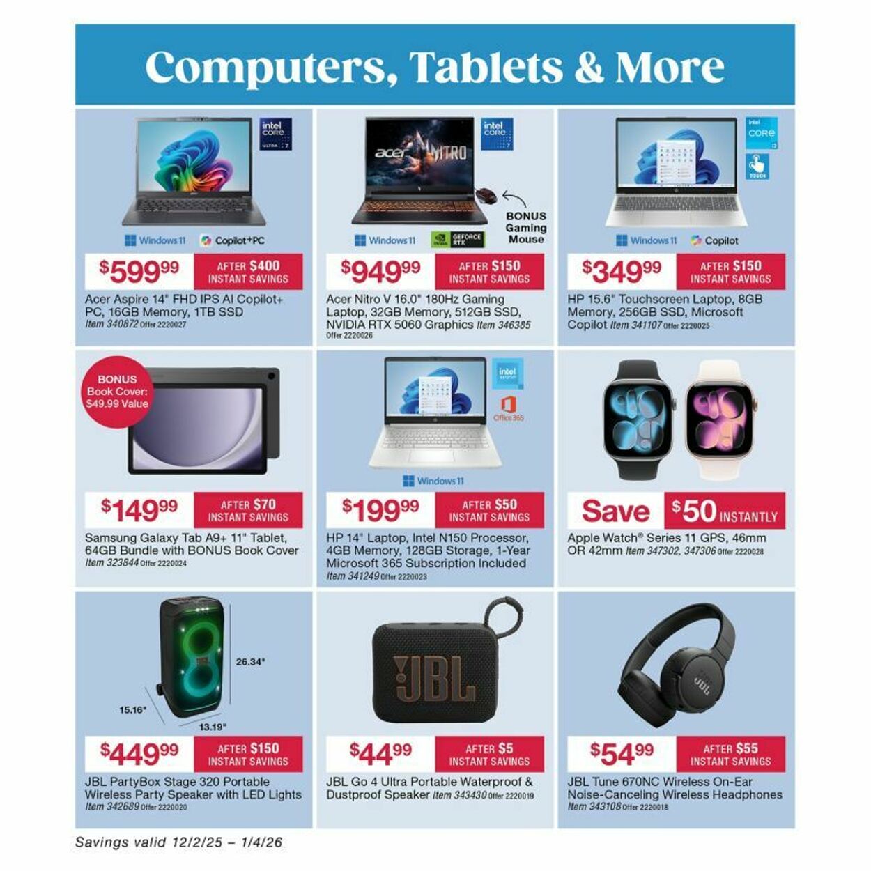 Weekly ad BJ's 12/12/2025 - 12/26/2025