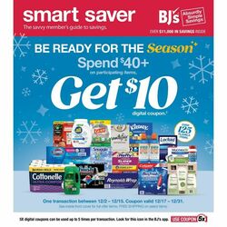 Weekly ad BJ's 12/12/2025 - 12/26/2025