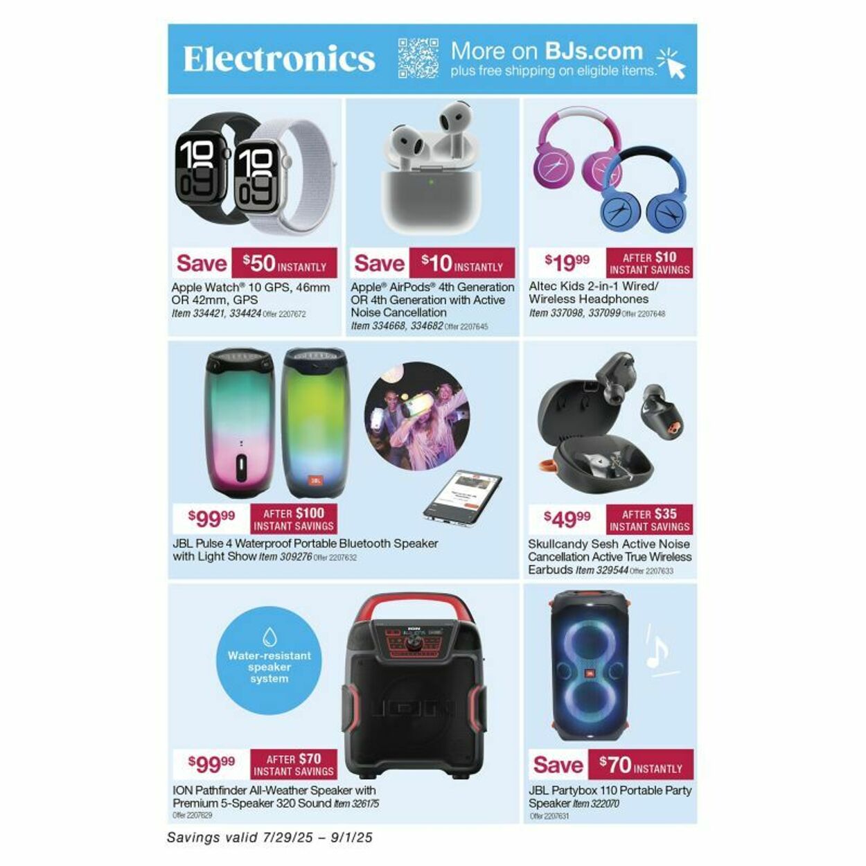 Weekly ad BJ's 08/18/2025 - 09/01/2025