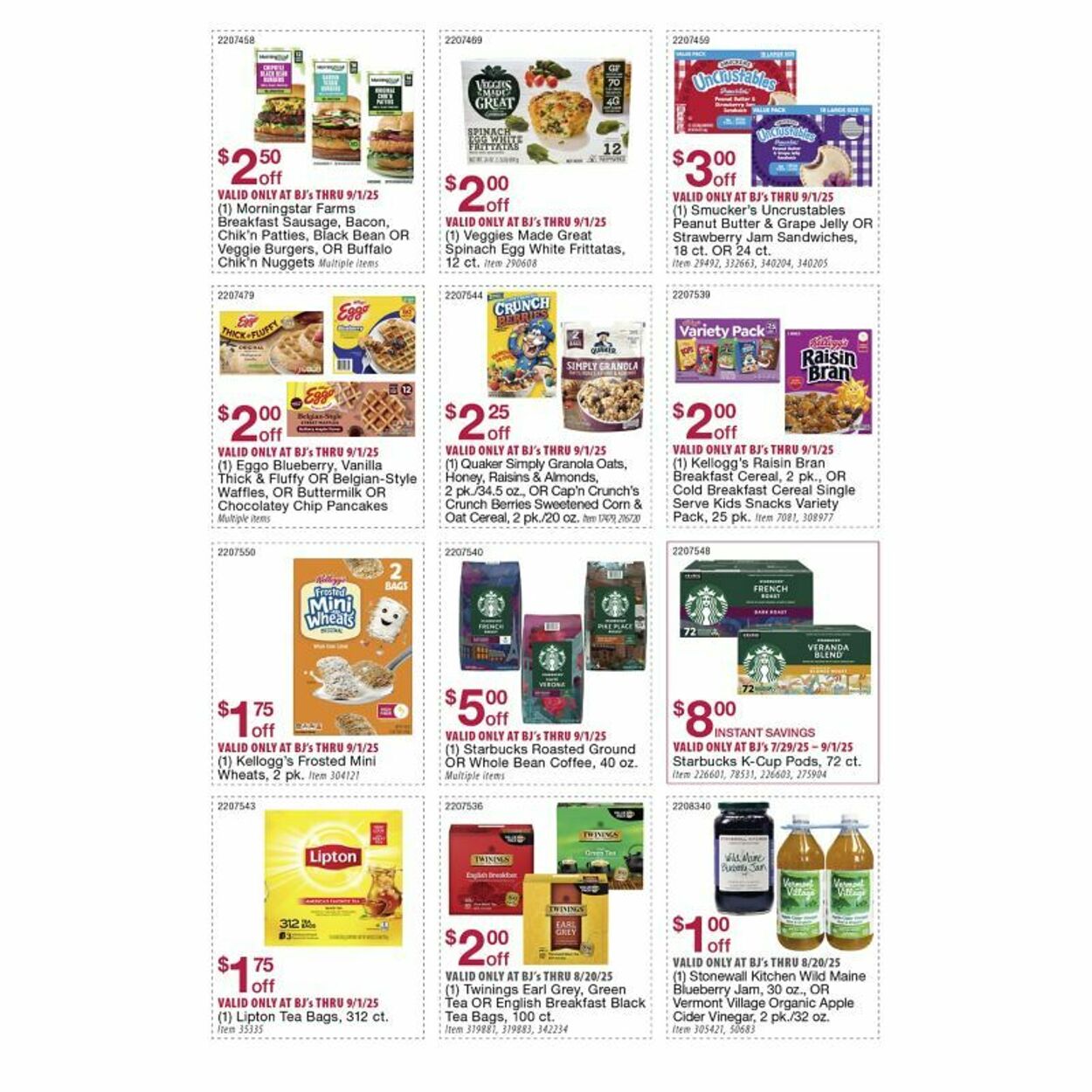 Weekly ad BJ's 08/18/2025 - 09/01/2025