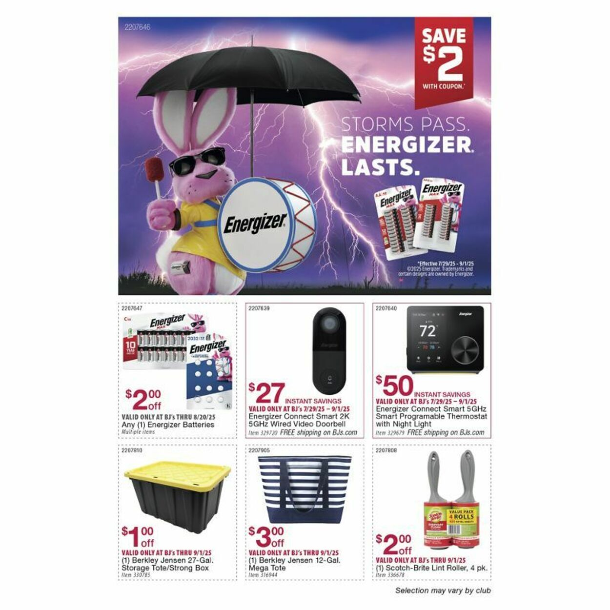 Weekly ad BJ's 08/18/2025 - 09/01/2025