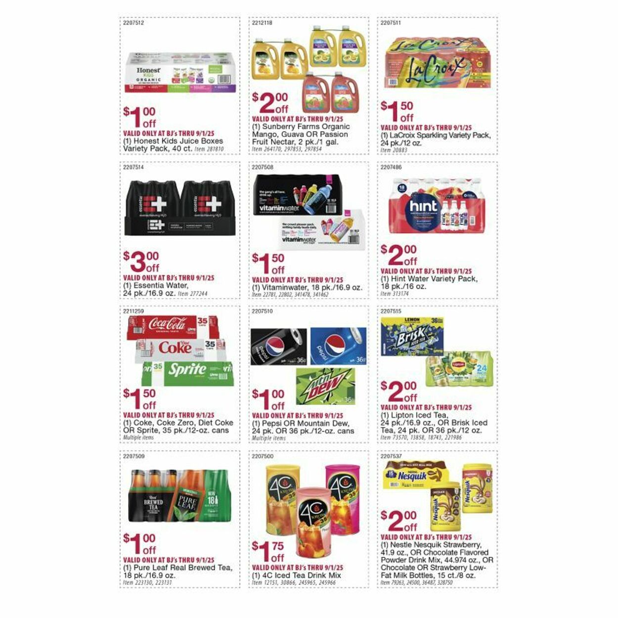 Weekly ad BJ's 08/18/2025 - 09/01/2025