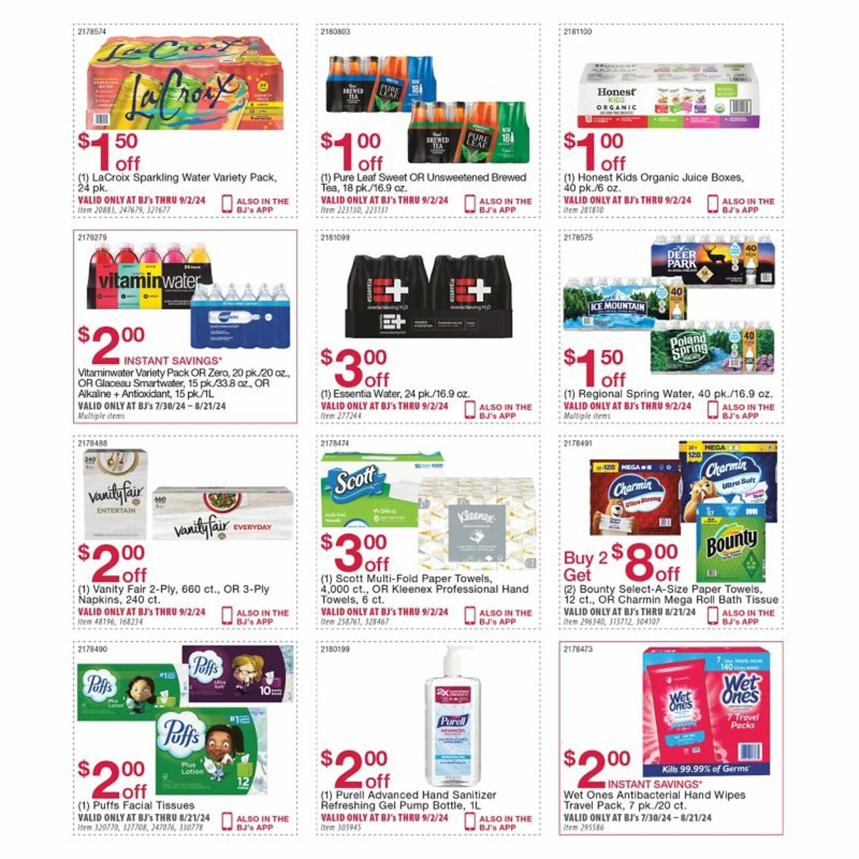 Weekly ad BJ's 07/30/2024 - 09/02/2024