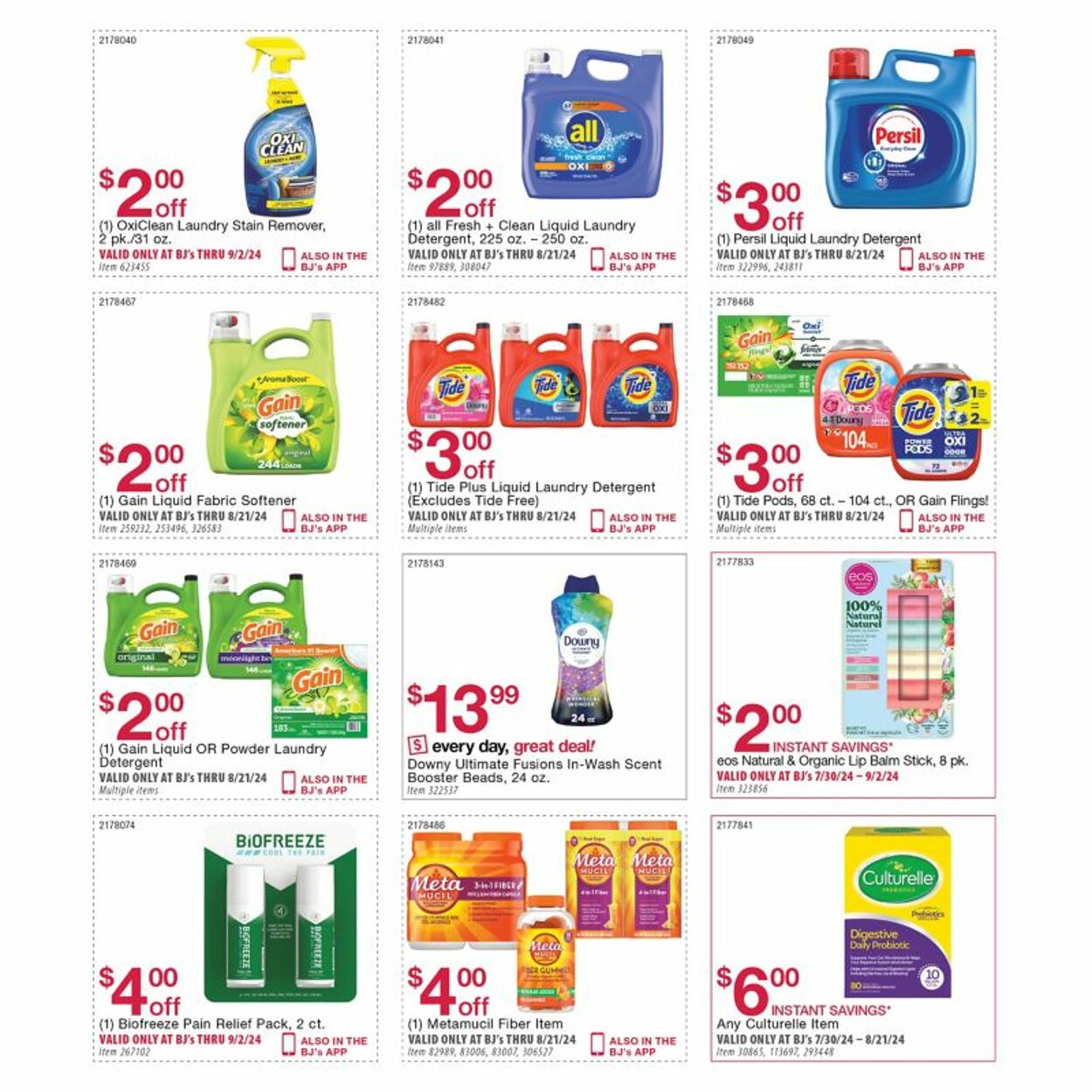 Weekly ad BJ's 07/30/2024 - 09/02/2024