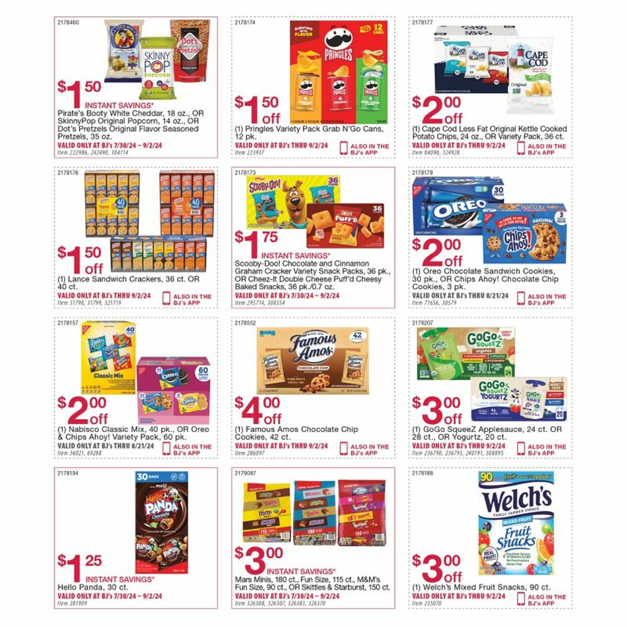 Weekly ad BJ's 07/30/2024 - 09/02/2024