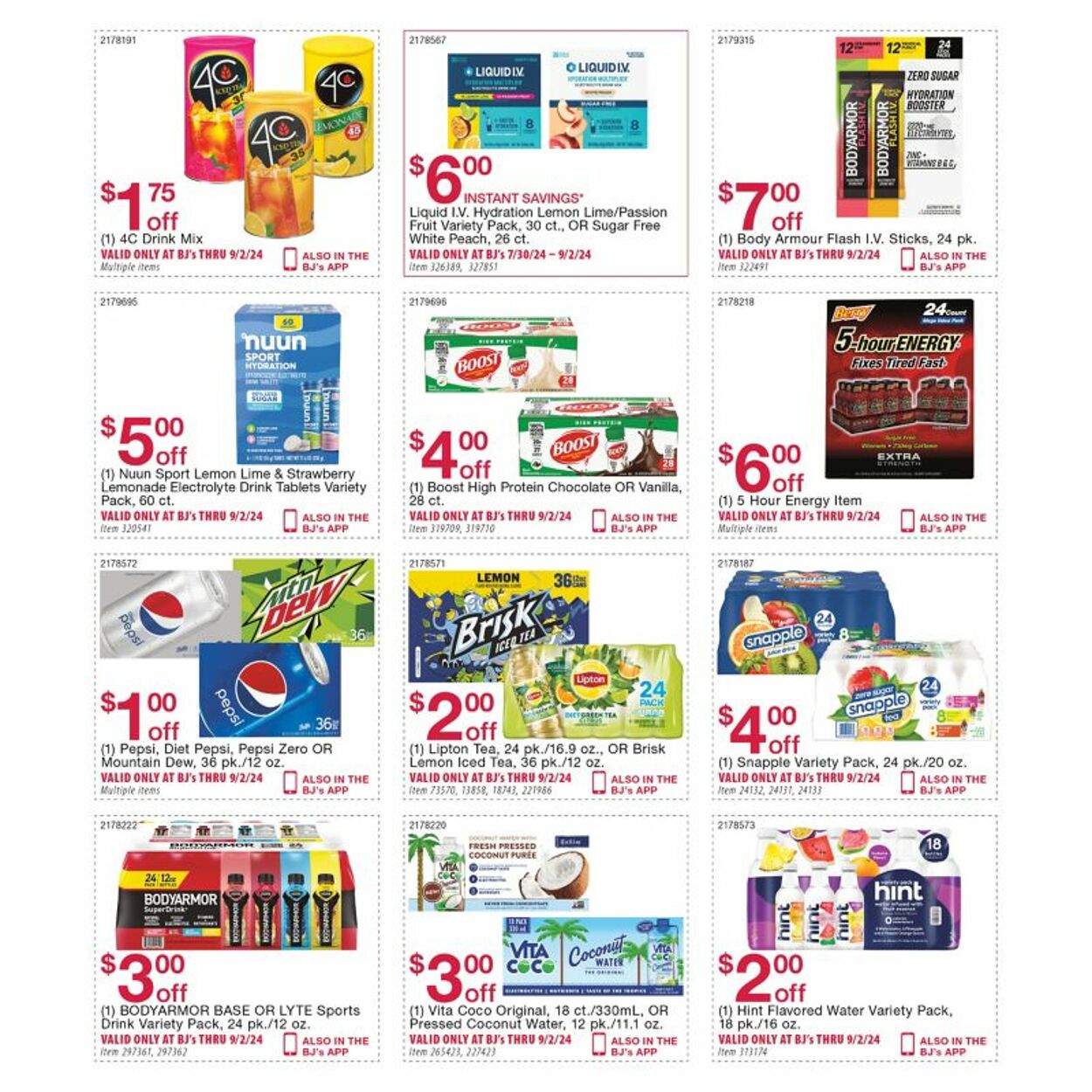 Weekly ad BJ's 07/30/2024 - 09/02/2024