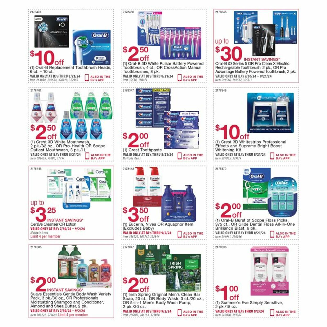 Weekly ad BJ's 07/30/2024 - 09/02/2024