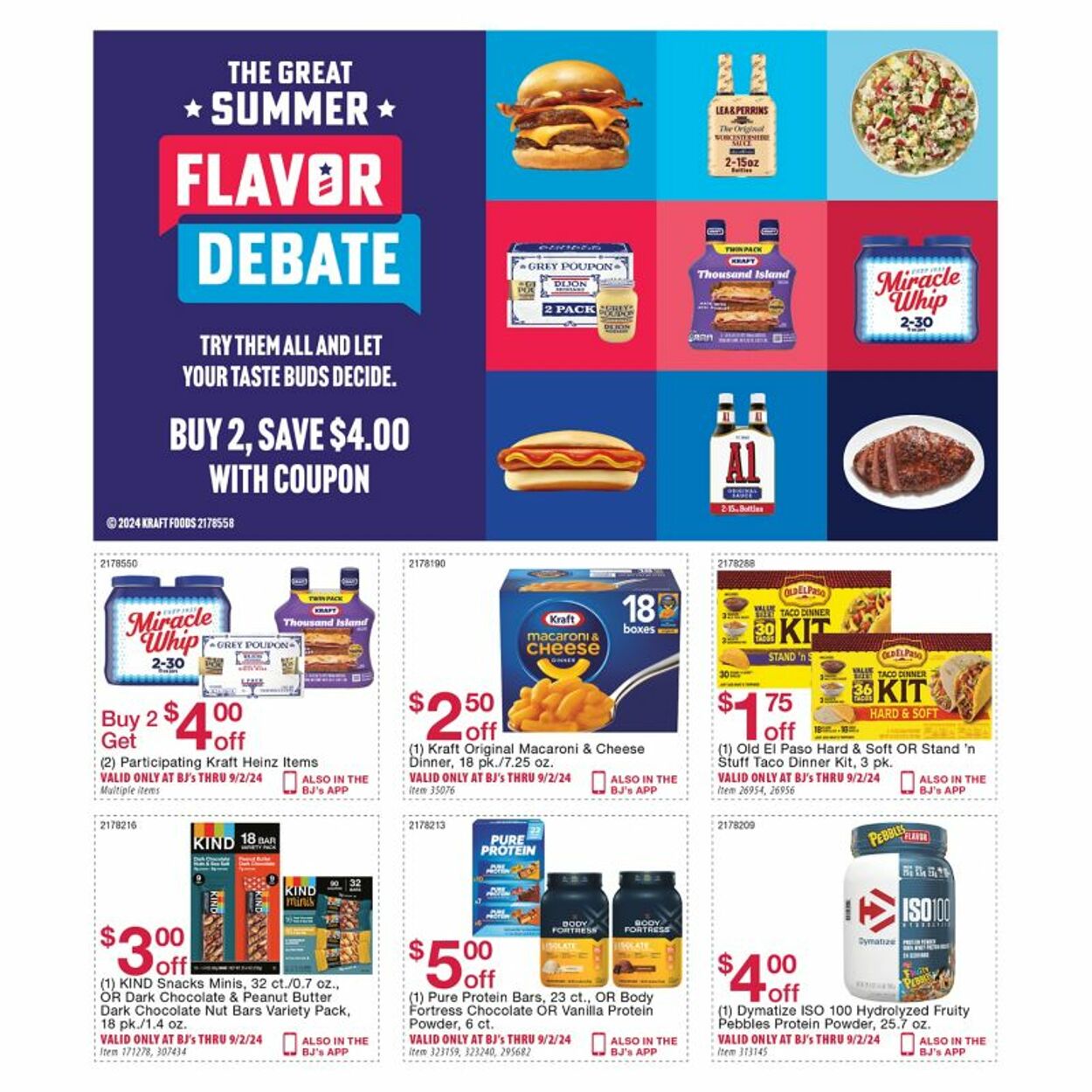 Weekly ad BJ's 07/30/2024 - 09/02/2024