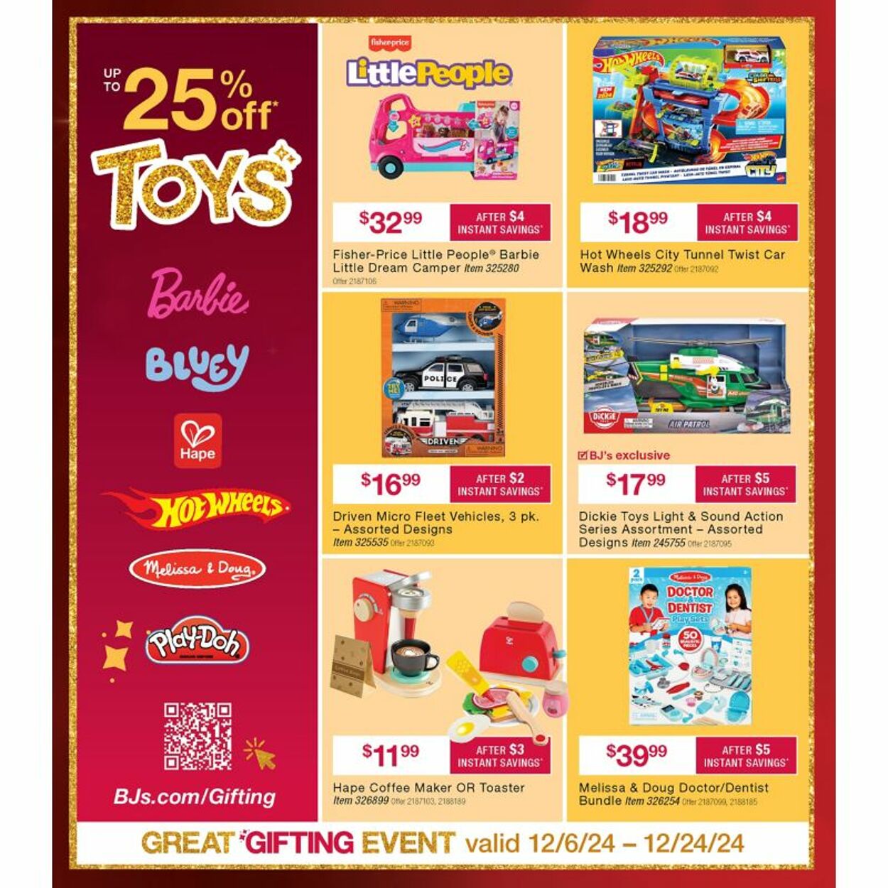 Weekly ad BJ's 12/04/2024 - 12/25/2024