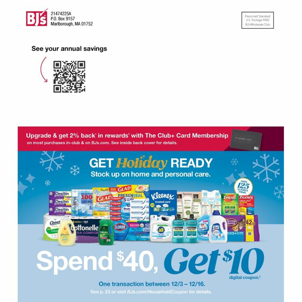 Weekly ad BJ's 12/04/2024 - 12/25/2024