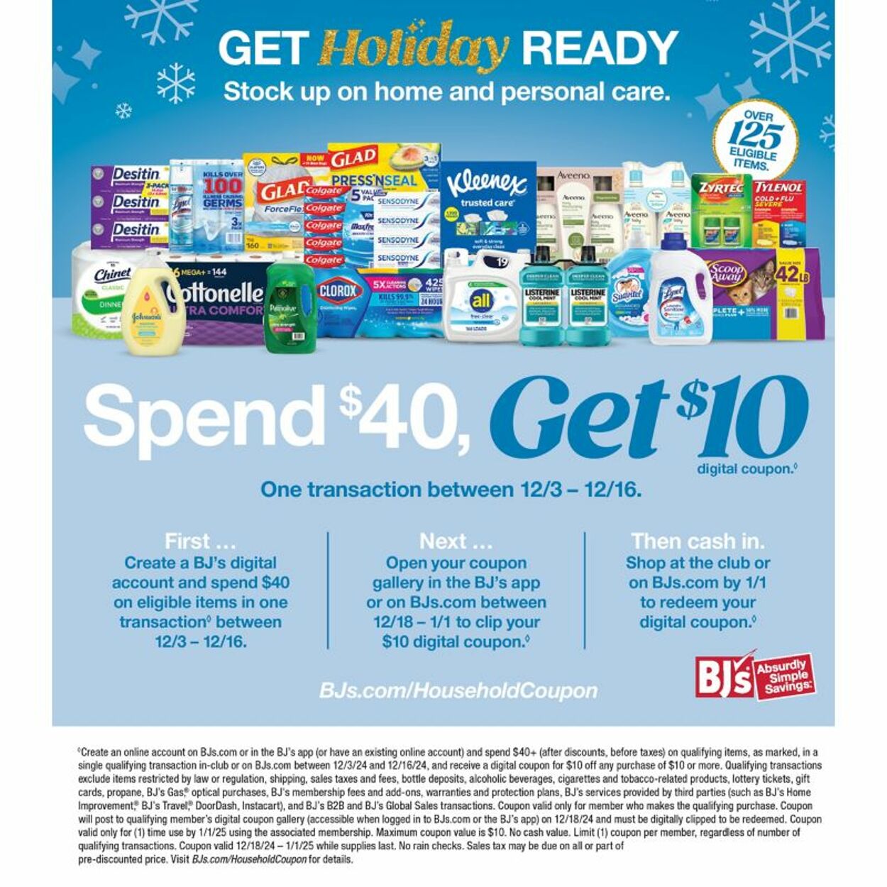 Weekly ad BJ's 12/04/2024 - 12/25/2024