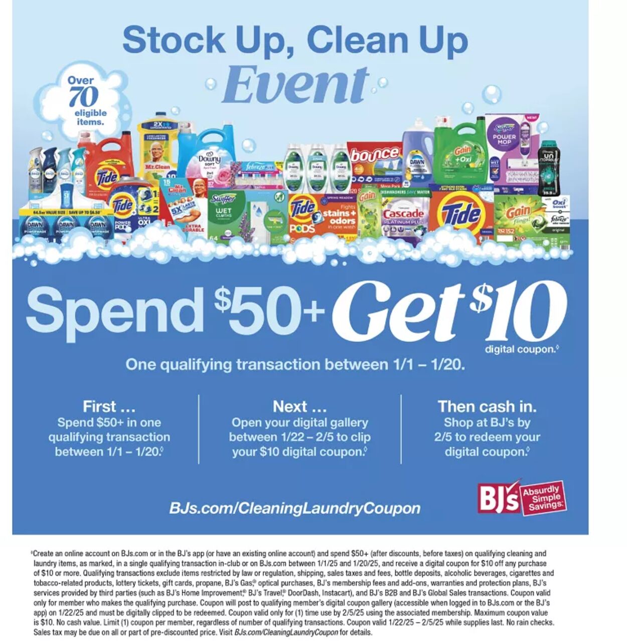 Weekly ad BJ's 01/08/2025 - 02/08/2025