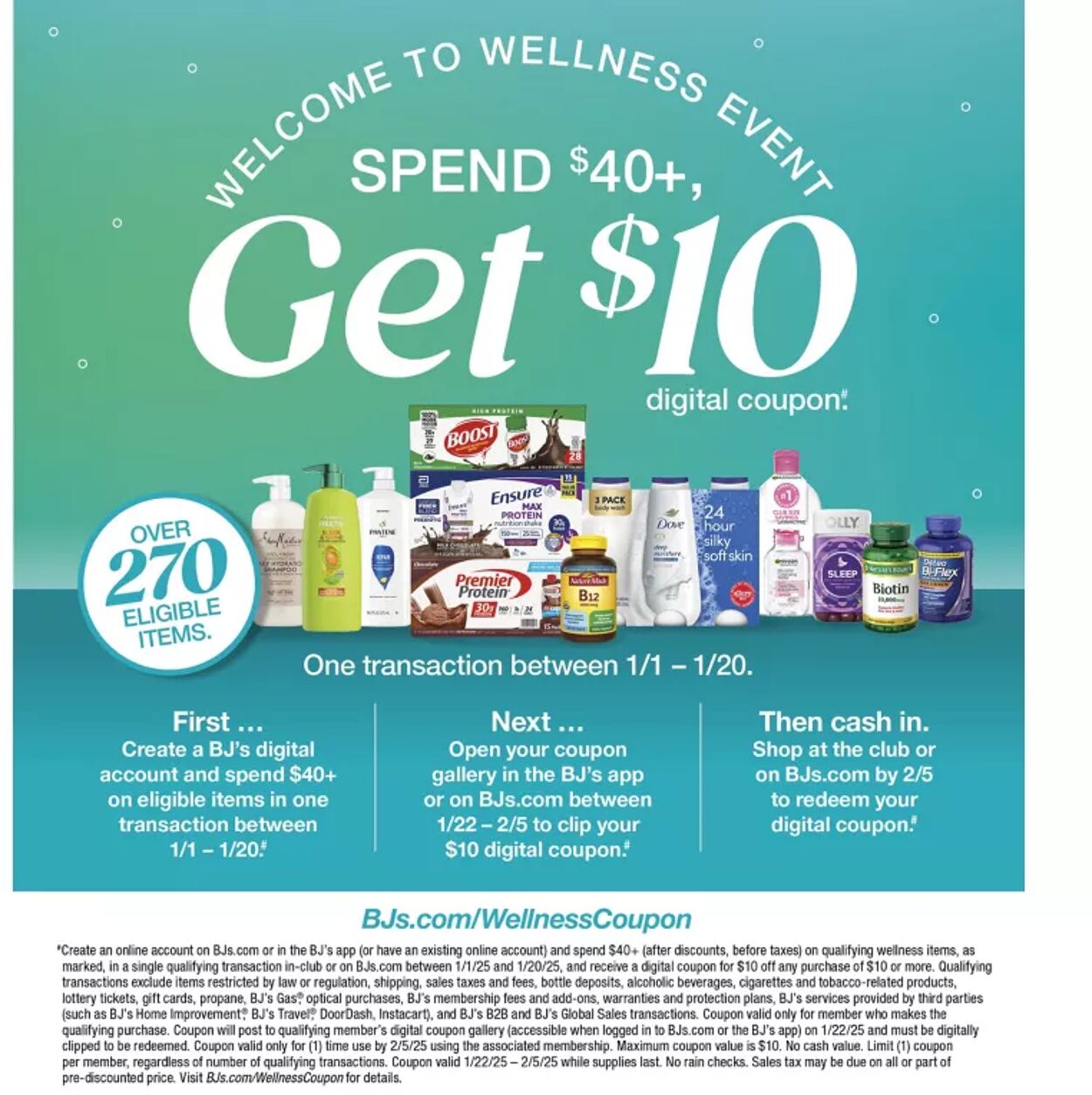 Weekly ad BJ's 01/08/2025 - 02/08/2025