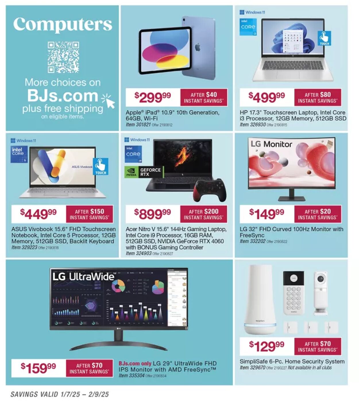 Weekly ad BJ's 01/08/2025 - 02/08/2025