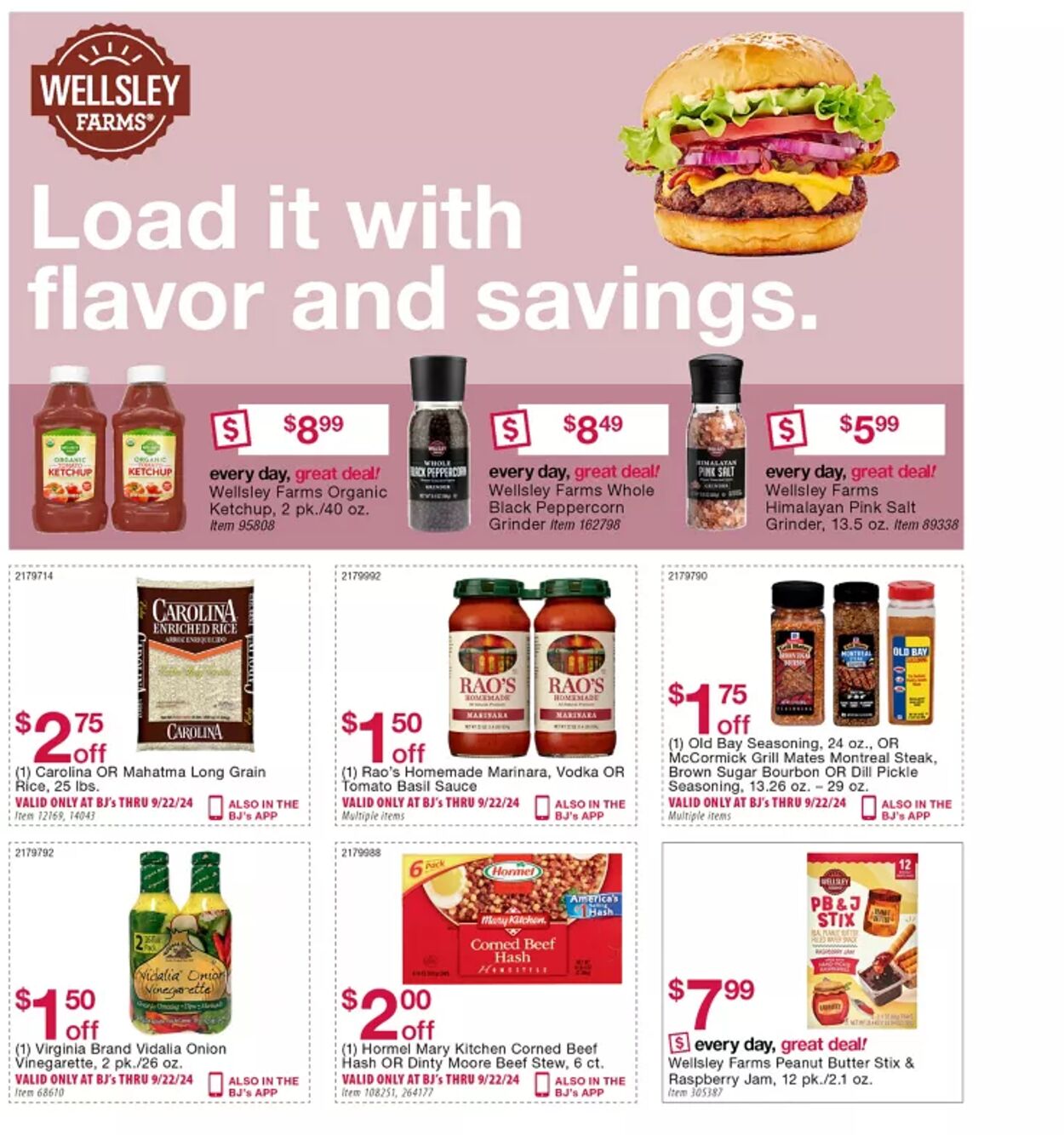 Weekly ad BJ's 08/20/2024 - 08/22/2024