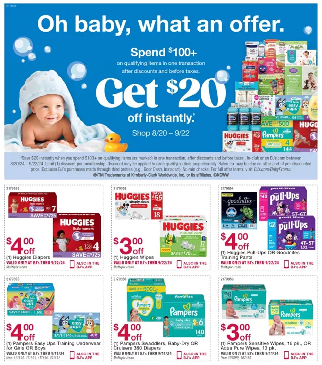 Weekly ad BJ's 08/20/2024 - 08/22/2024