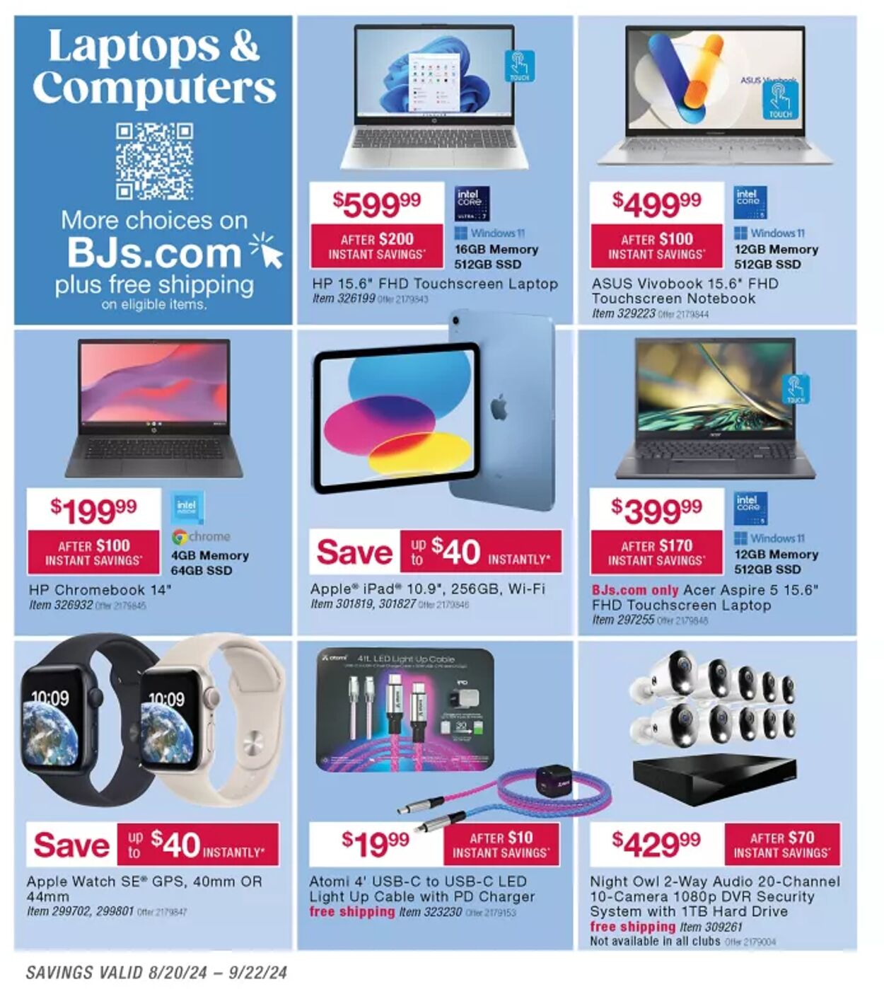 Weekly ad BJ's 08/20/2024 - 08/22/2024