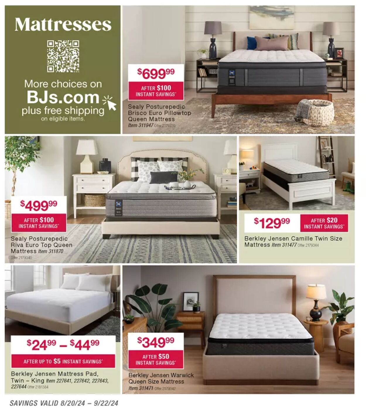 Weekly ad BJ's 08/20/2024 - 08/22/2024