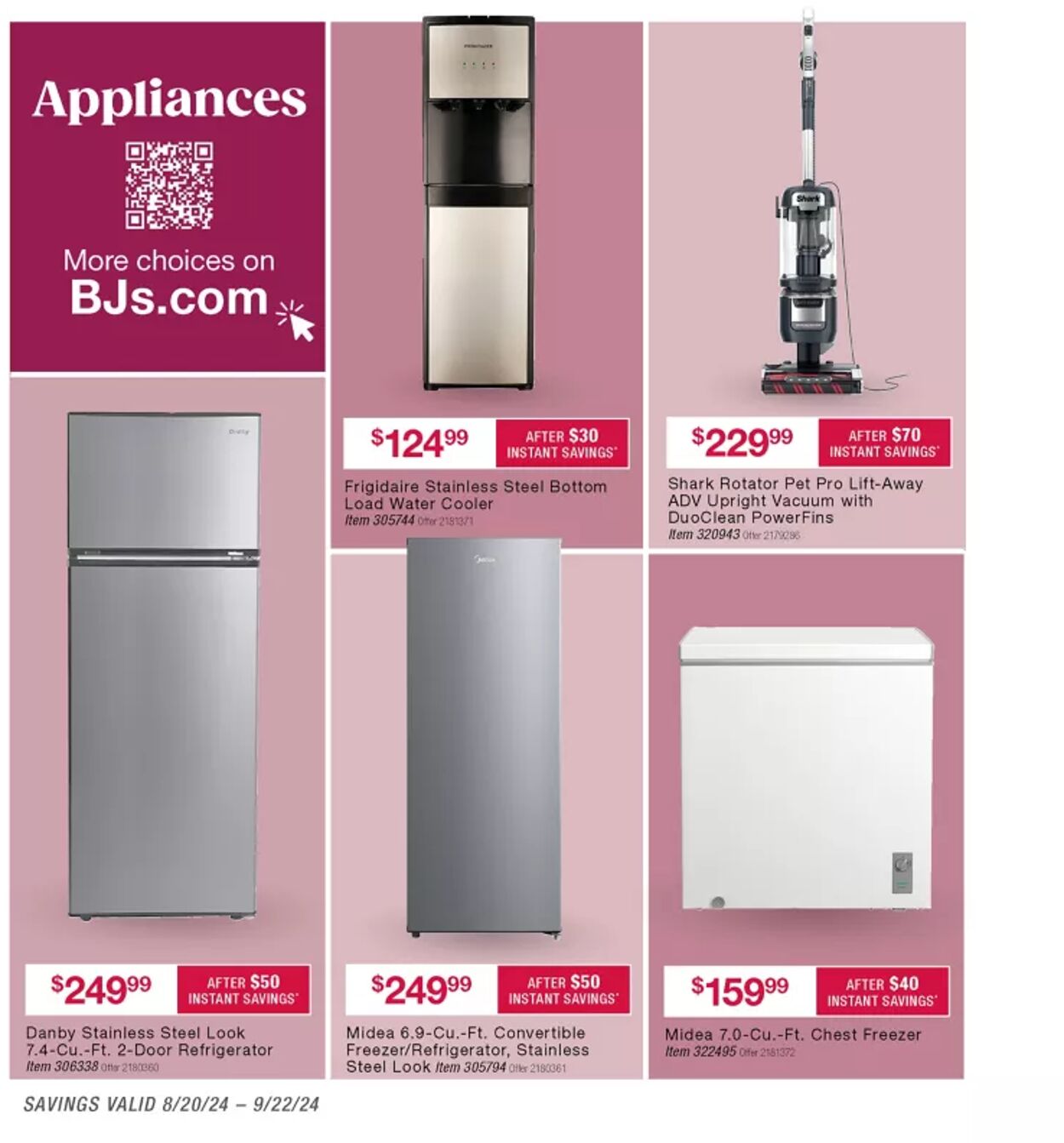 Weekly ad BJ's 08/20/2024 - 08/22/2024