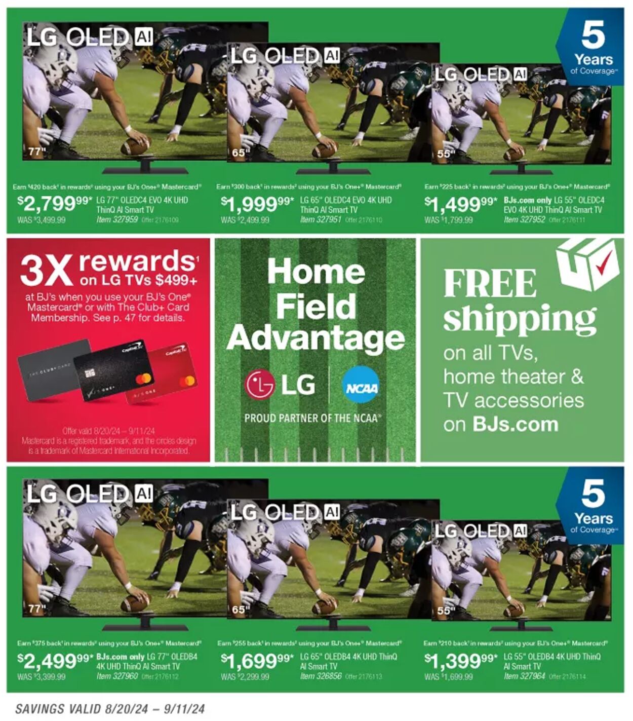 Weekly ad BJ's 08/20/2024 - 08/22/2024