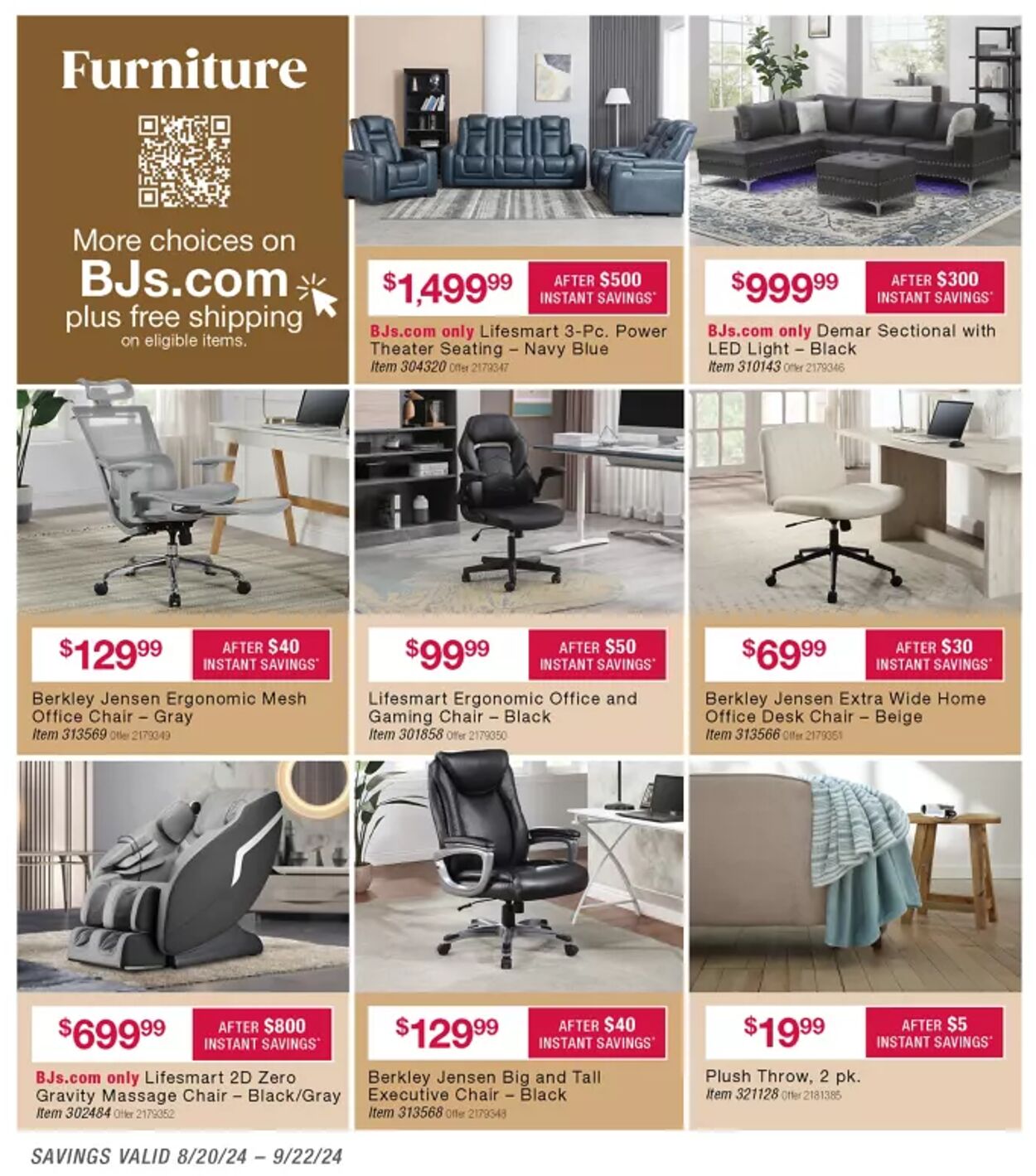 Weekly ad BJ's 08/20/2024 - 08/22/2024