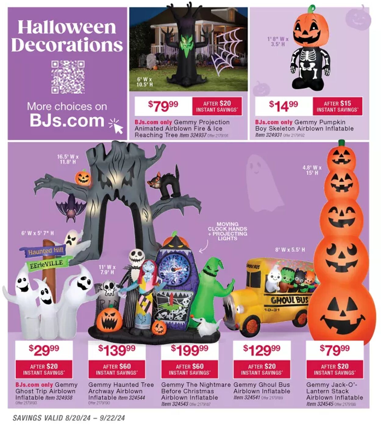 Weekly ad BJ's 08/20/2024 - 08/22/2024