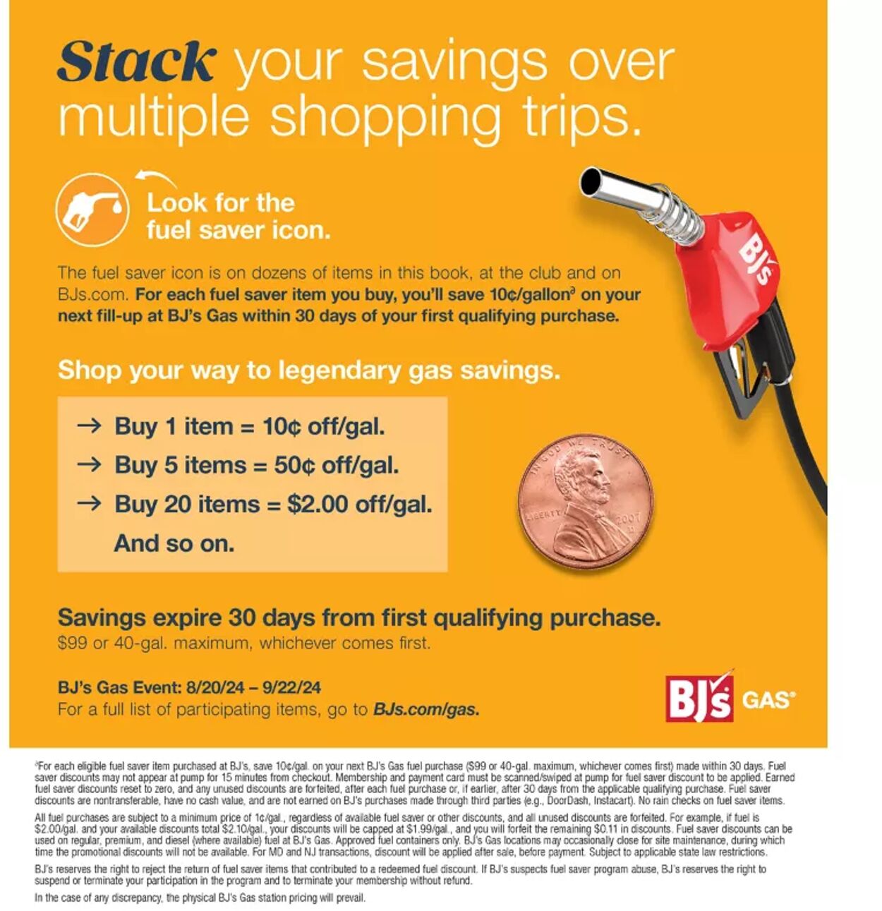 Weekly ad BJ's 08/20/2024 - 08/22/2024