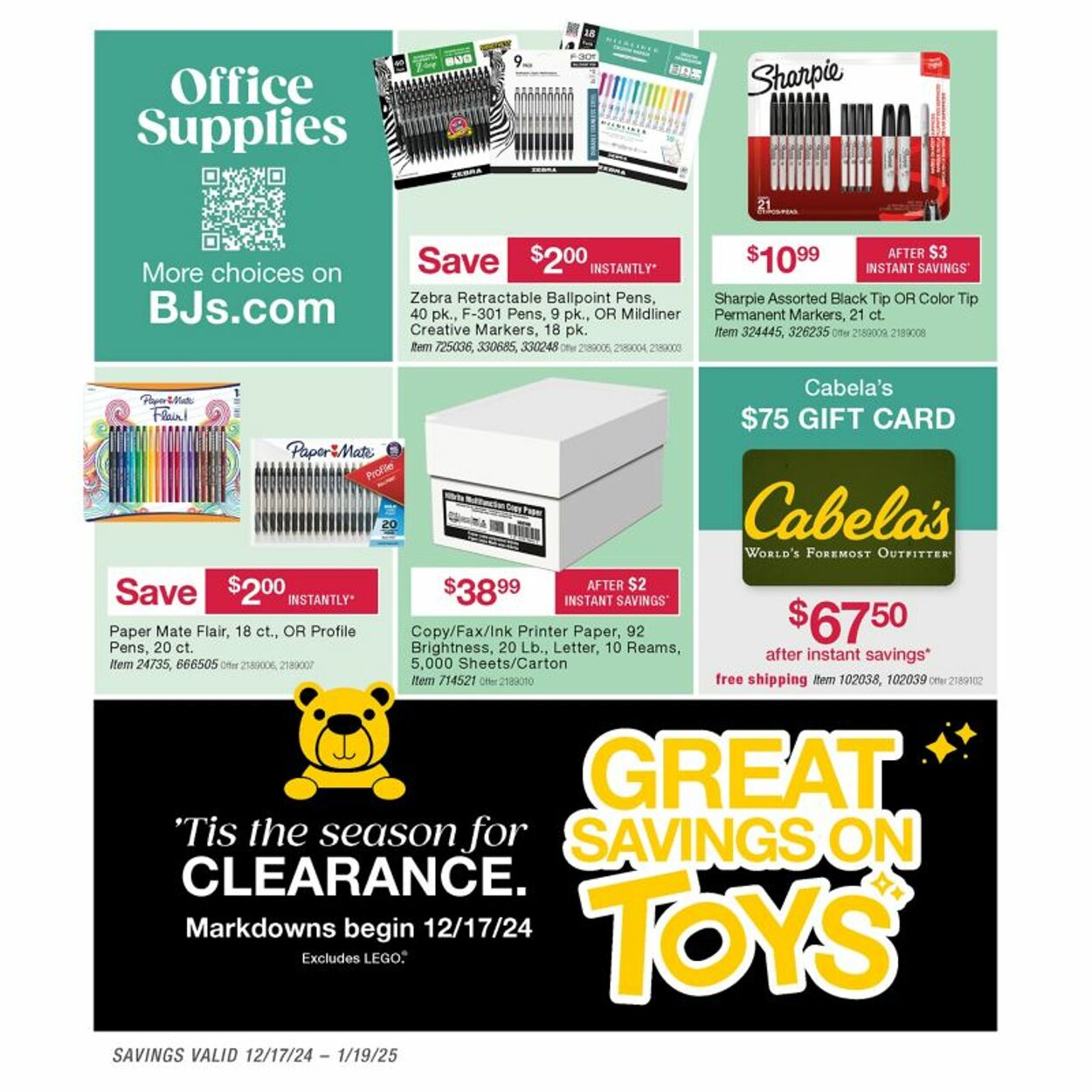 Weekly ad BJ's 12/18/2024 - 12/29/2024