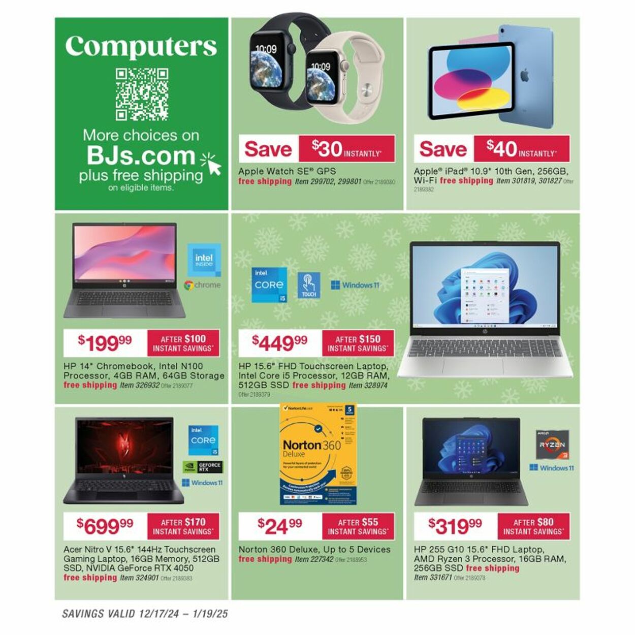 Weekly ad BJ's 12/18/2024 - 12/29/2024