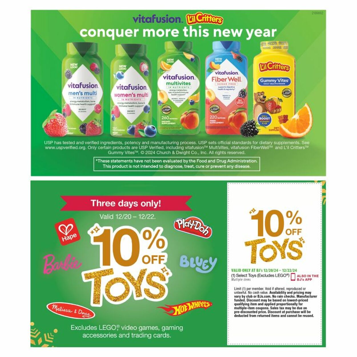 Weekly ad BJ's 12/18/2024 - 12/29/2024