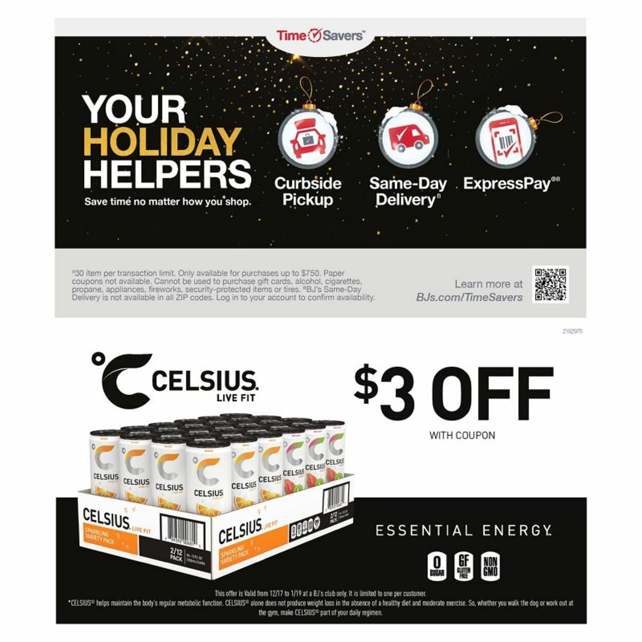 Weekly ad BJ's 12/18/2024 - 12/29/2024