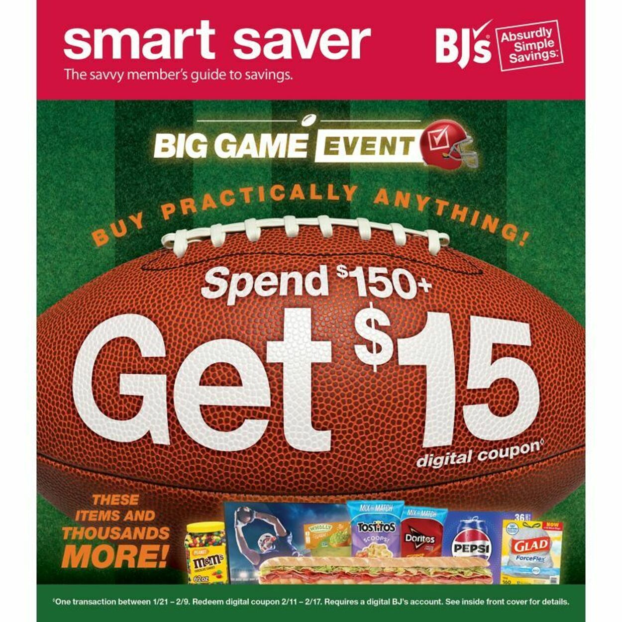 Weekly ad BJ's 01/23/2025 - 02/06/2025