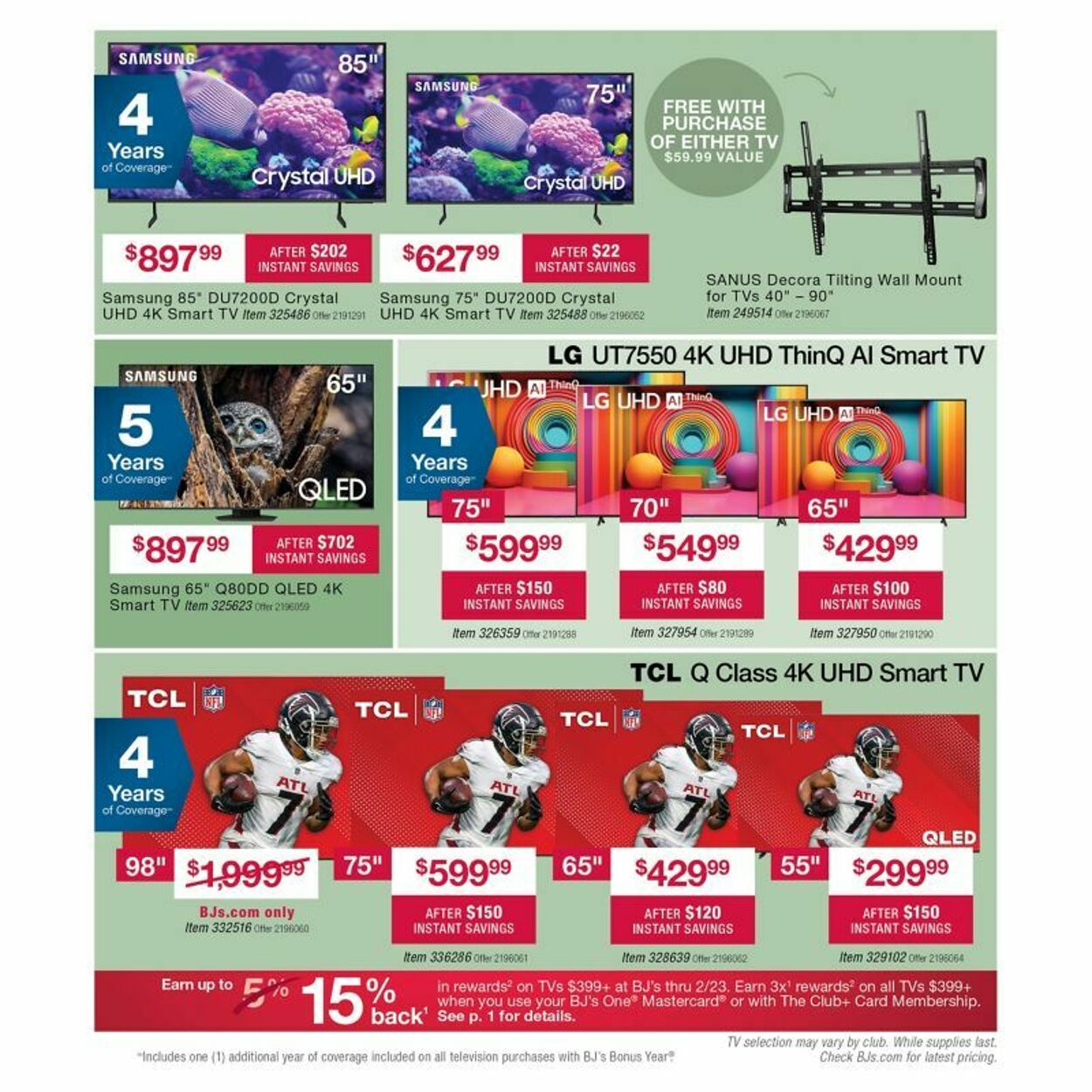 Weekly ad BJ's 01/23/2025 - 02/06/2025