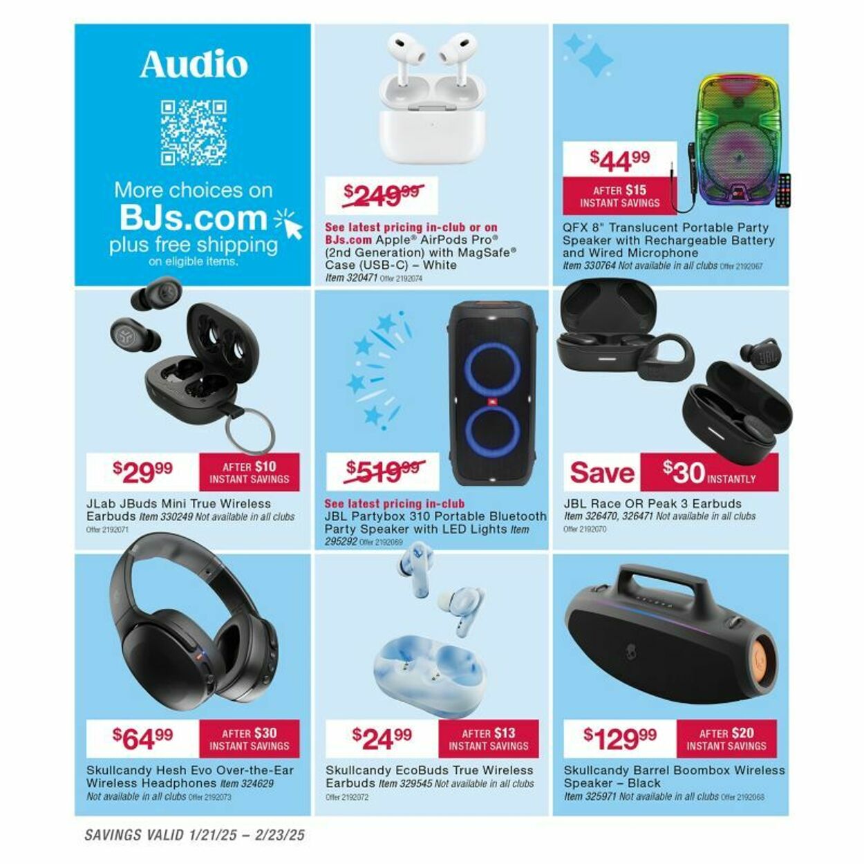 Weekly ad BJ's 01/23/2025 - 02/06/2025