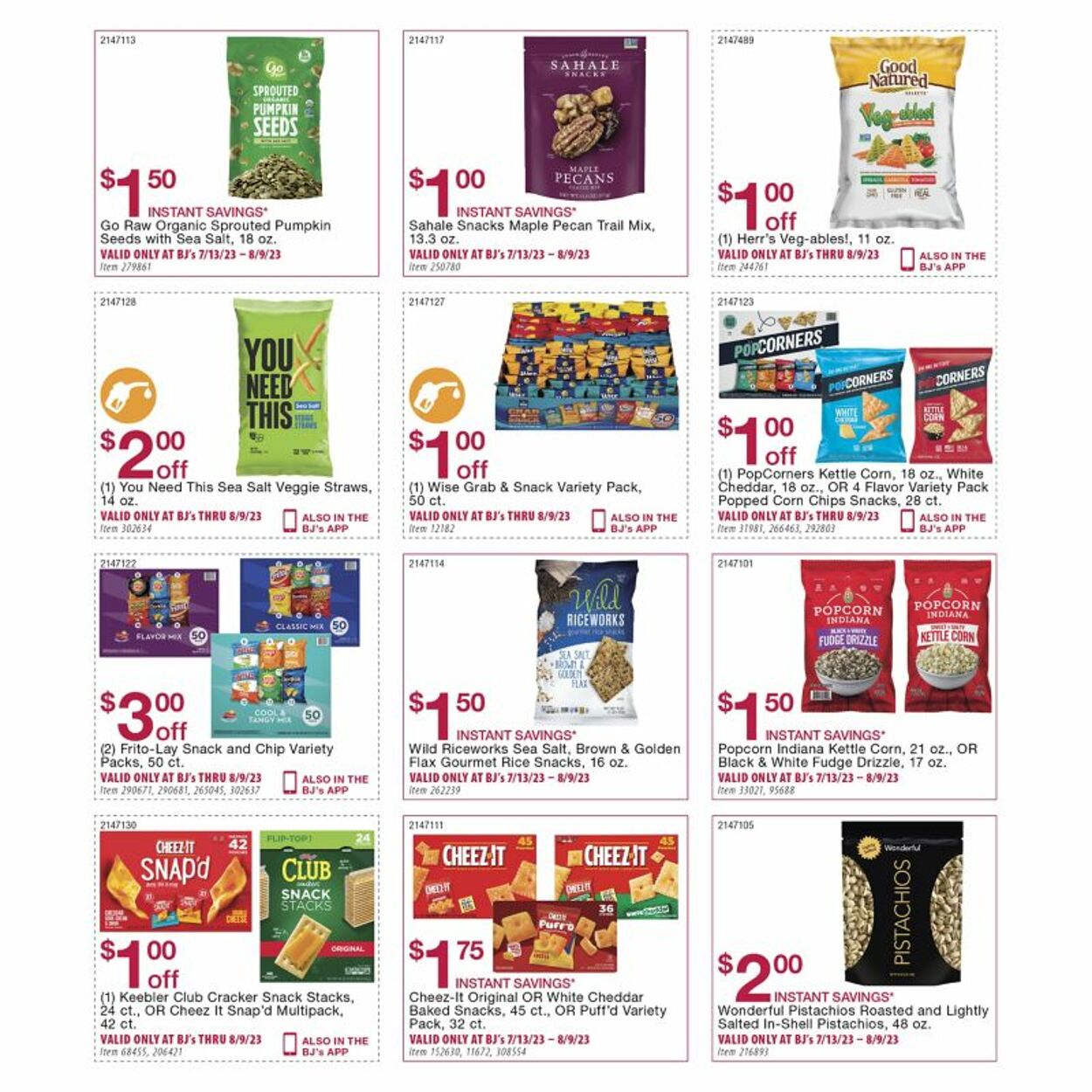 Weekly ad BJ's 07/15/2023 - 08/15/2023