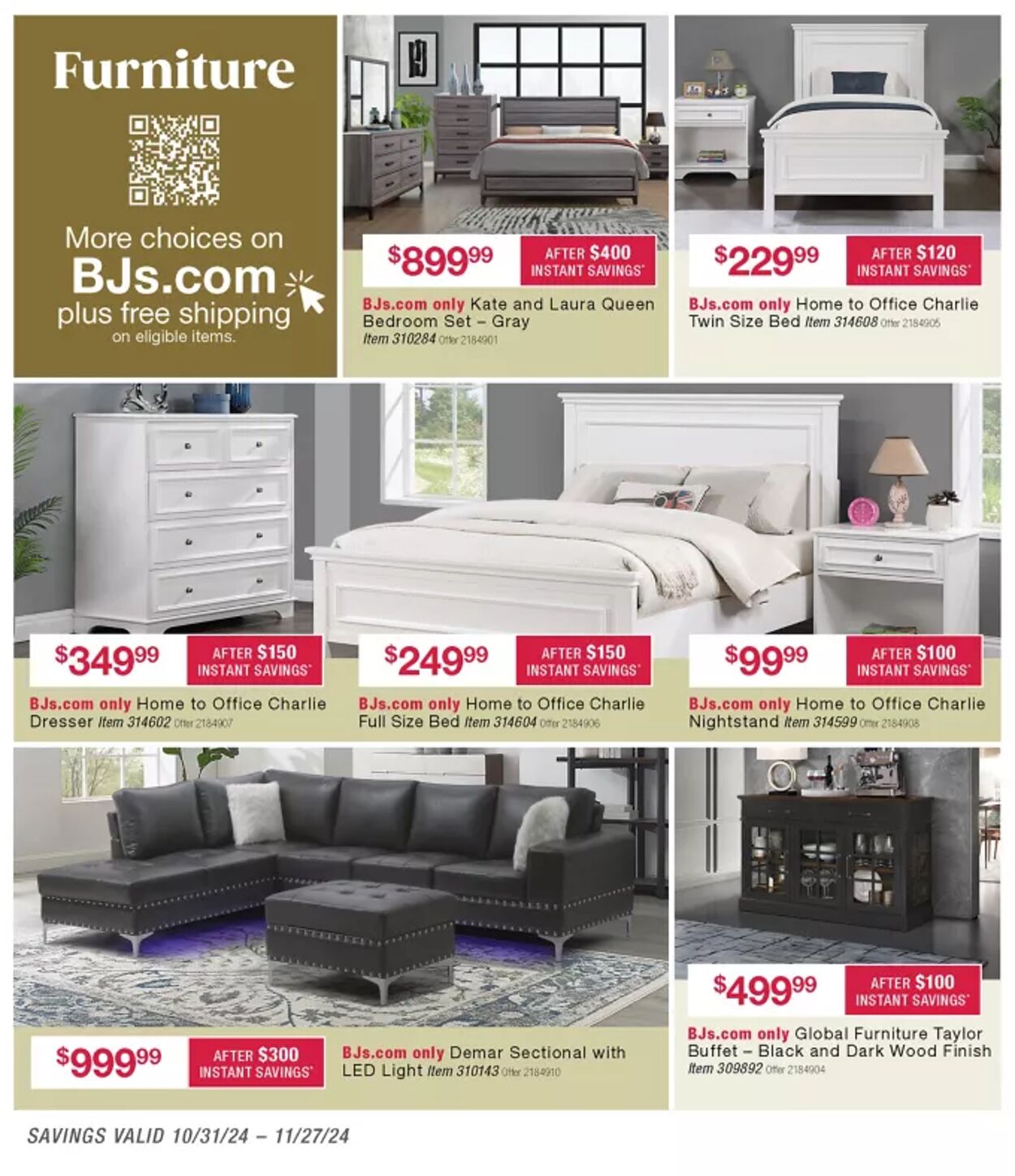 Weekly ad BJ's 11/01/2024 - 11/27/2024