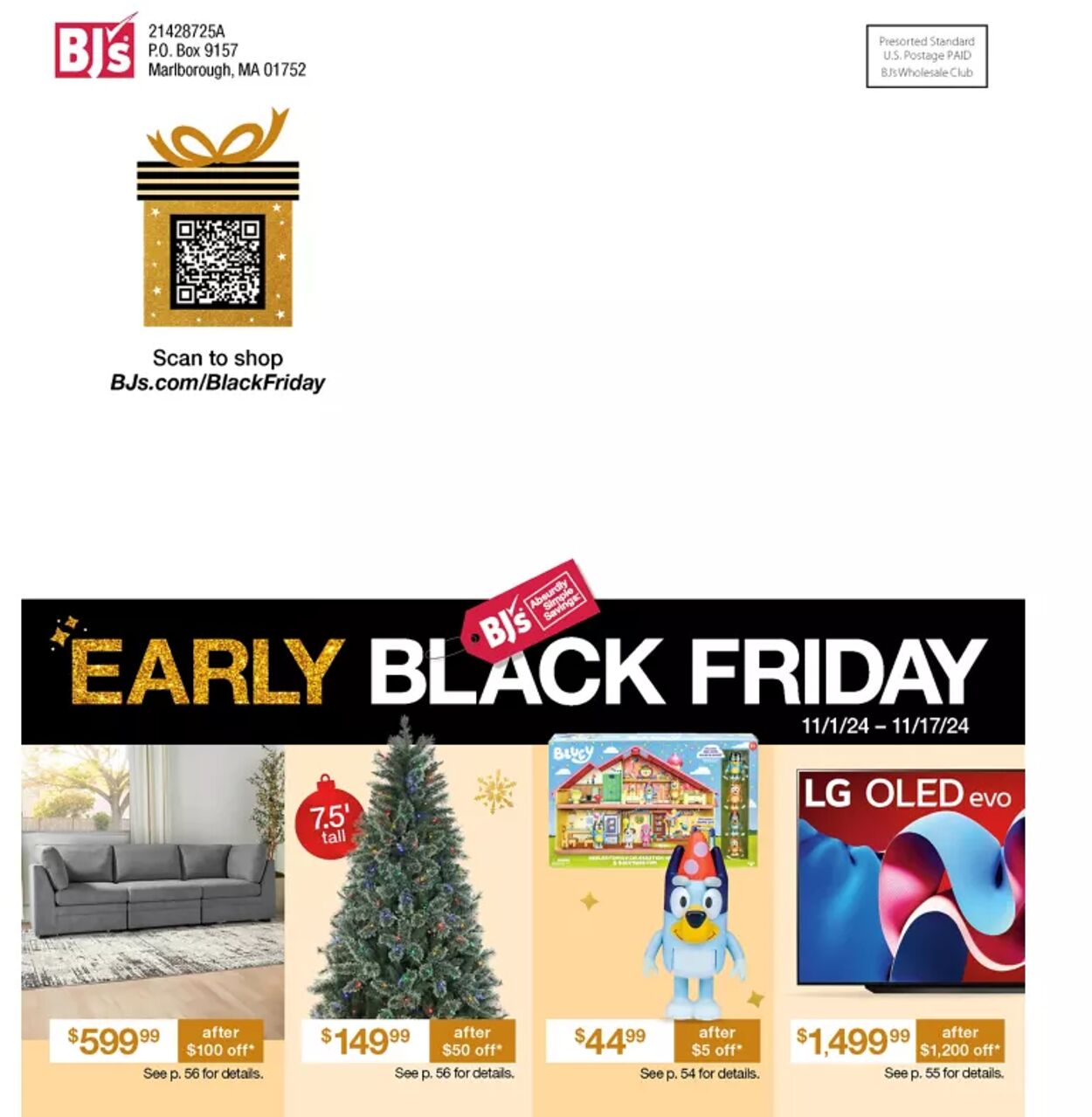 Weekly ad BJ's 11/01/2024 - 11/27/2024