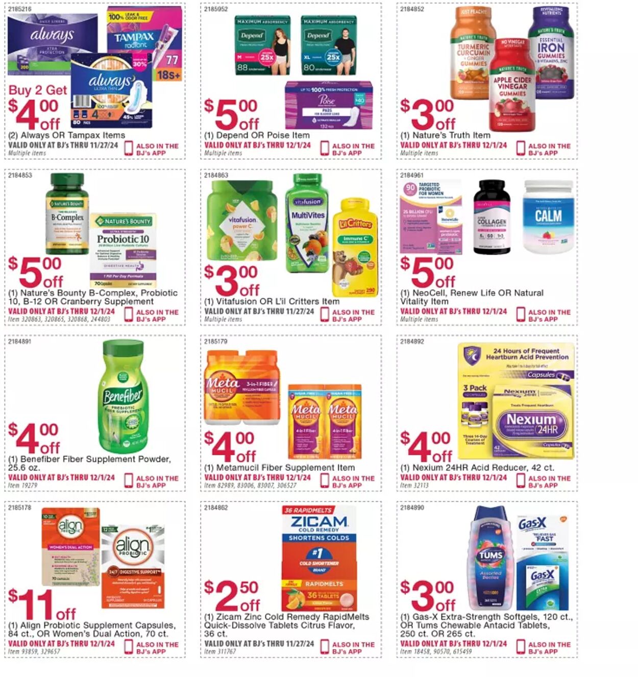 Weekly ad BJ's 11/01/2024 - 11/27/2024