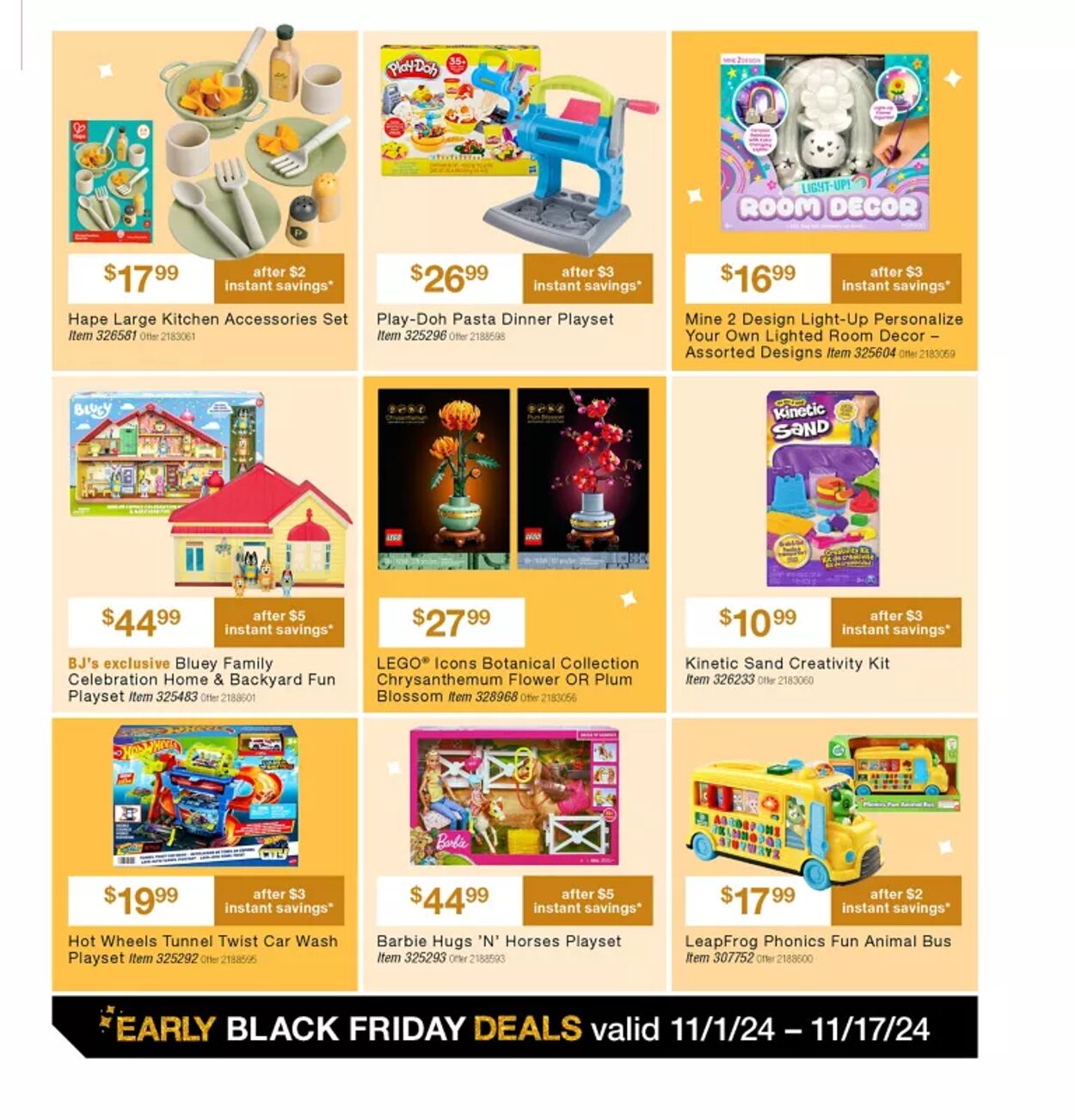 Weekly ad BJ's 11/01/2024 - 11/27/2024