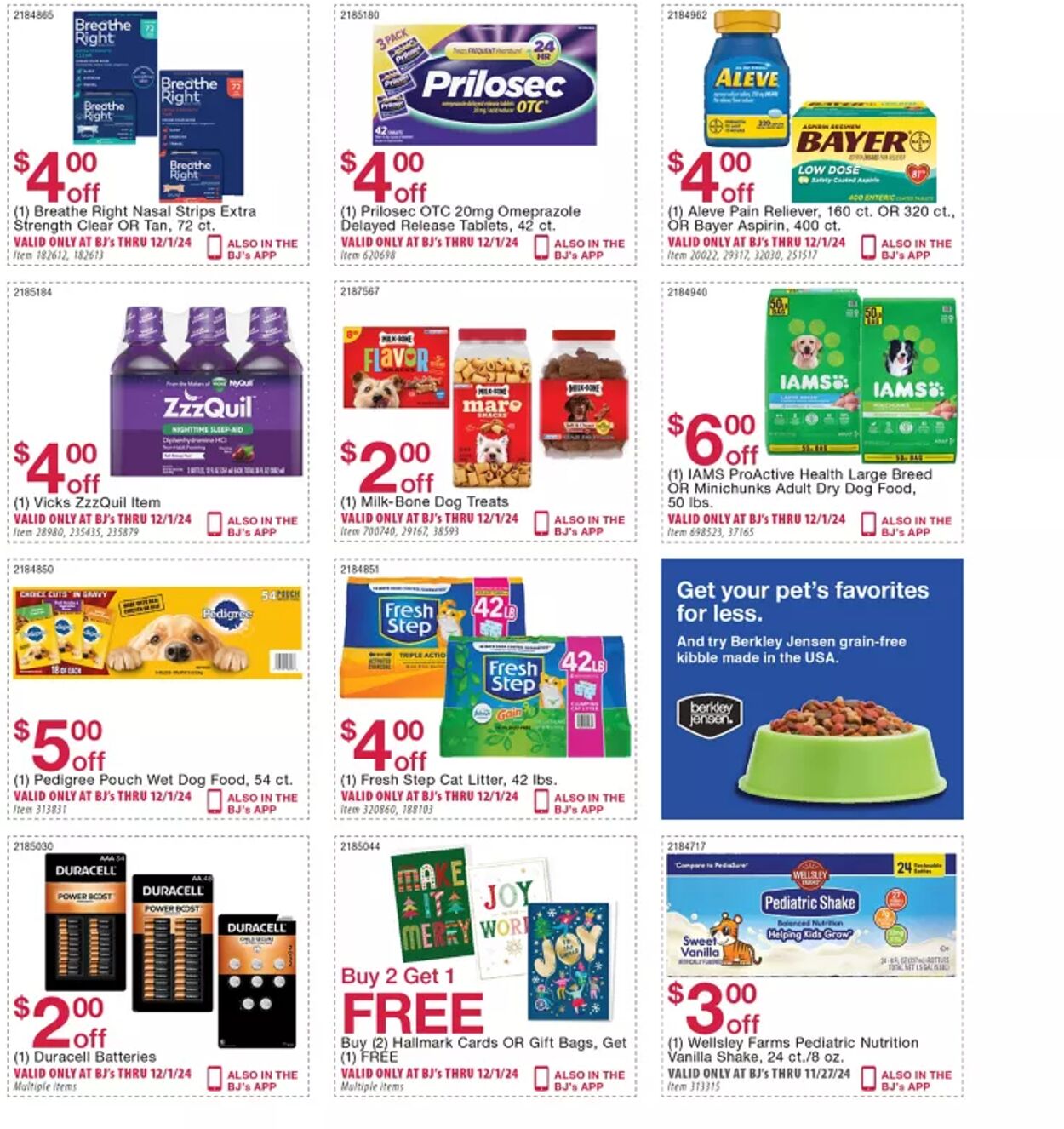 Weekly ad BJ's 11/01/2024 - 11/27/2024