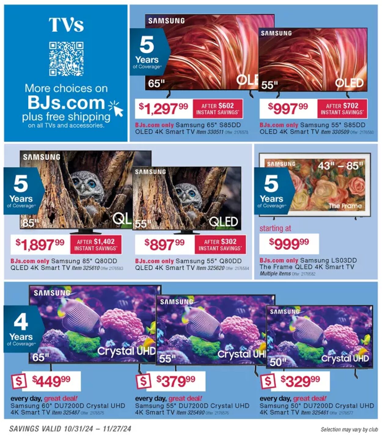 Weekly ad BJ's 11/01/2024 - 11/27/2024