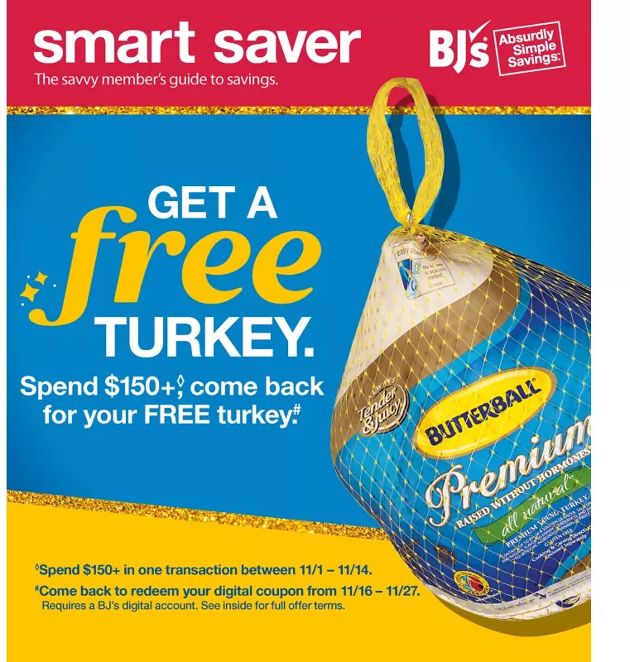 Weekly ad BJ's 11/01/2024 - 11/27/2024