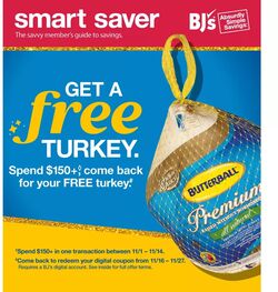 Weekly ad BJ's 11/01/2024 - 11/27/2024