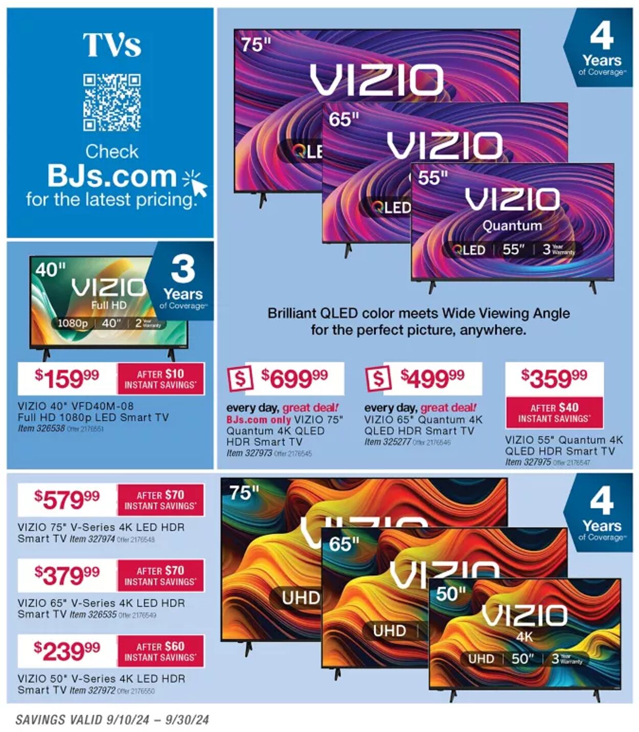 Weekly ad BJ's 09/10/2024 - 09/23/2024