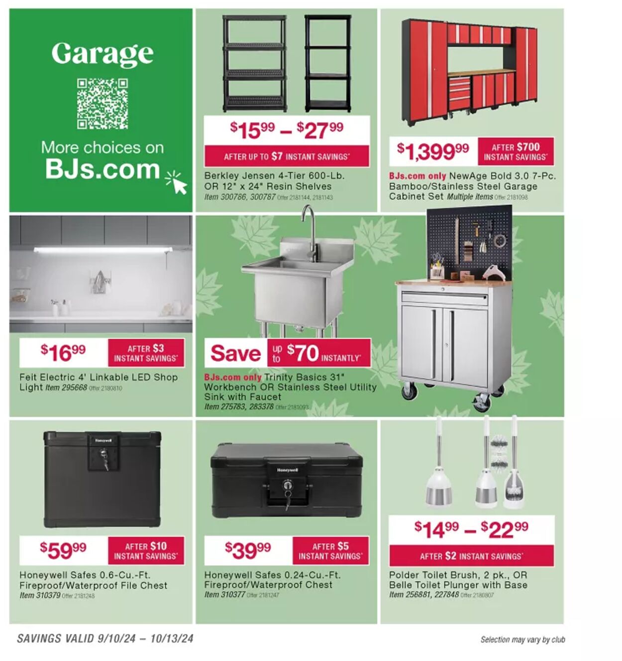 Weekly ad BJ's 09/10/2024 - 09/23/2024